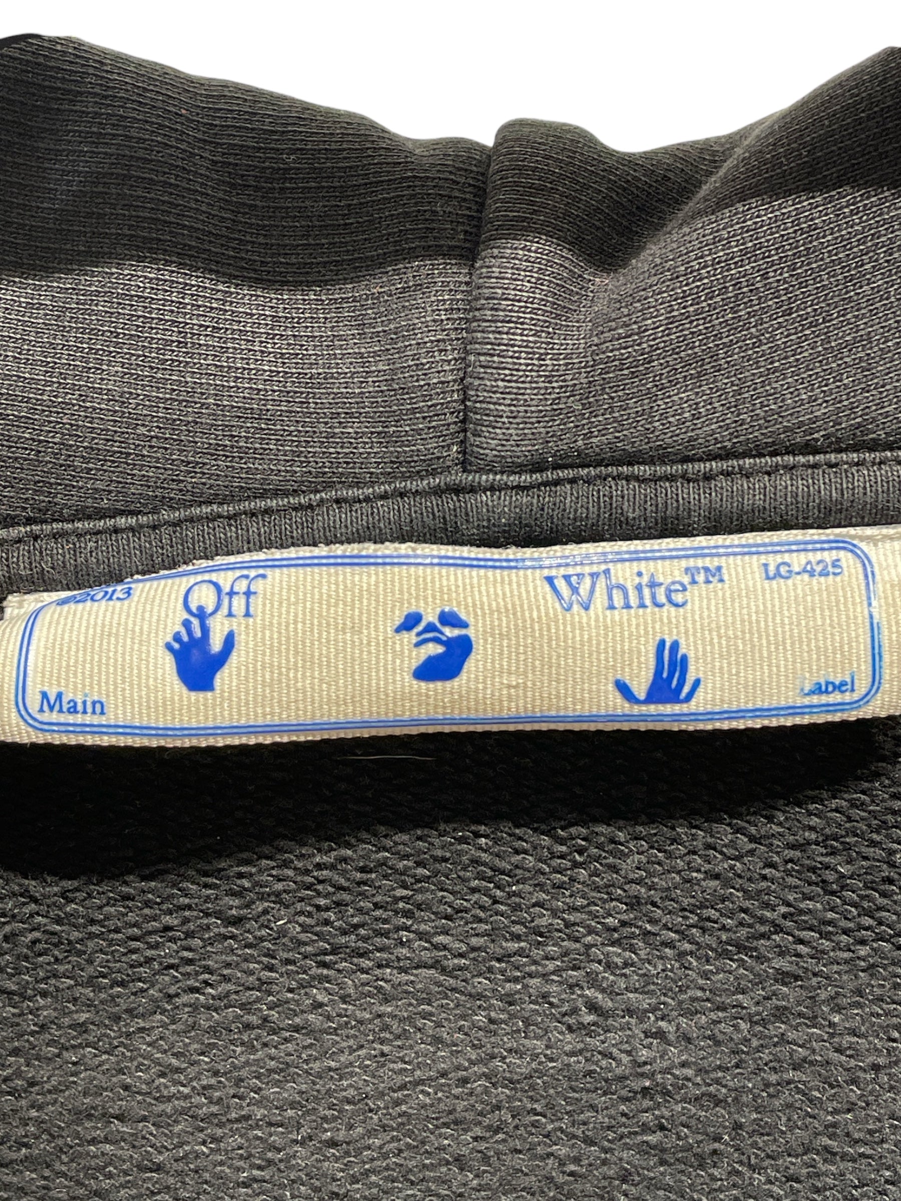 OFF-WHITE/Hoodie/L/Cotton/BLK/All Black Arrows Hoodie view 3