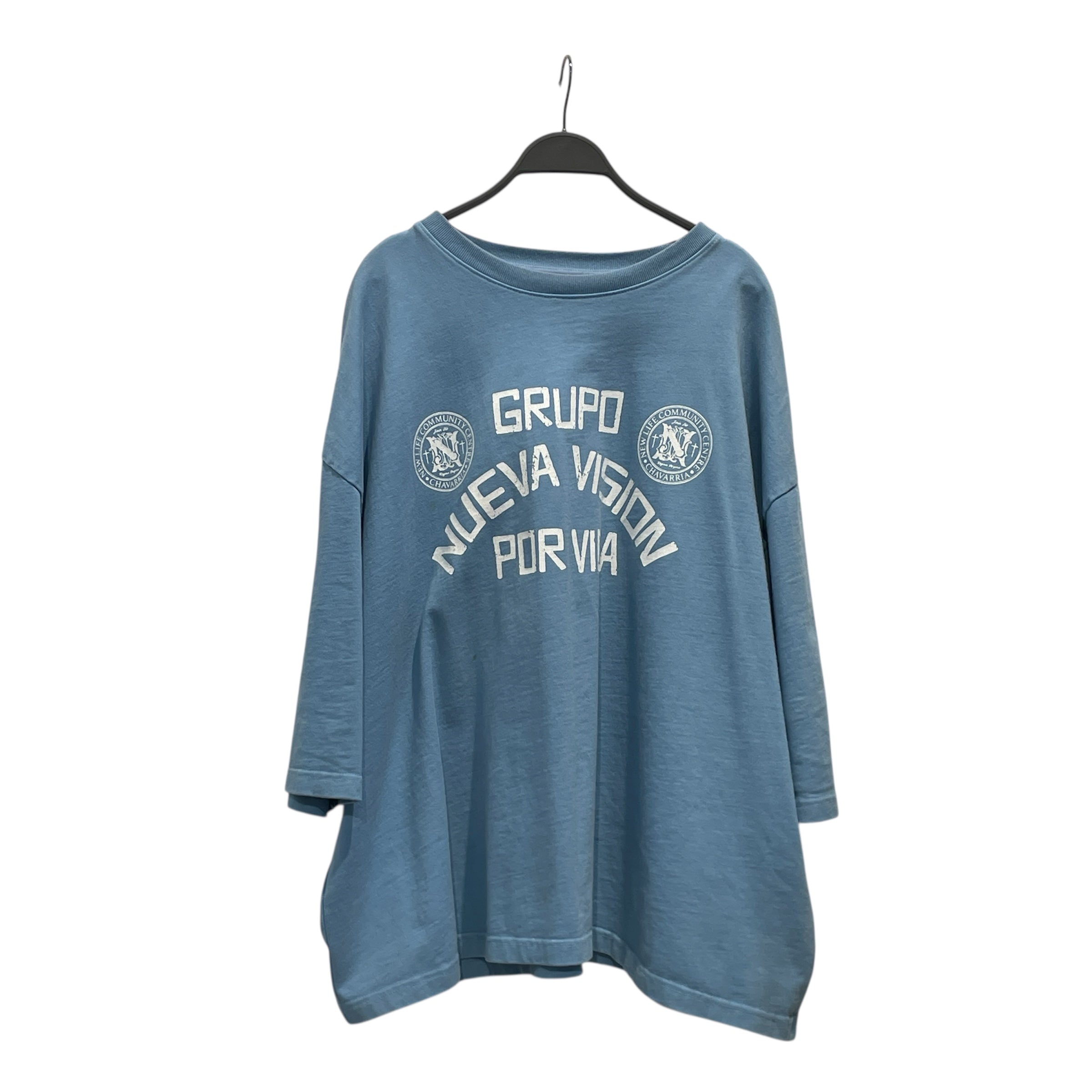 WILLY CHAVARRIA/T-Shirt/L/Cotton/BLU/All Over Print/GRUPO NUEVA VISION POR VIDA view 1