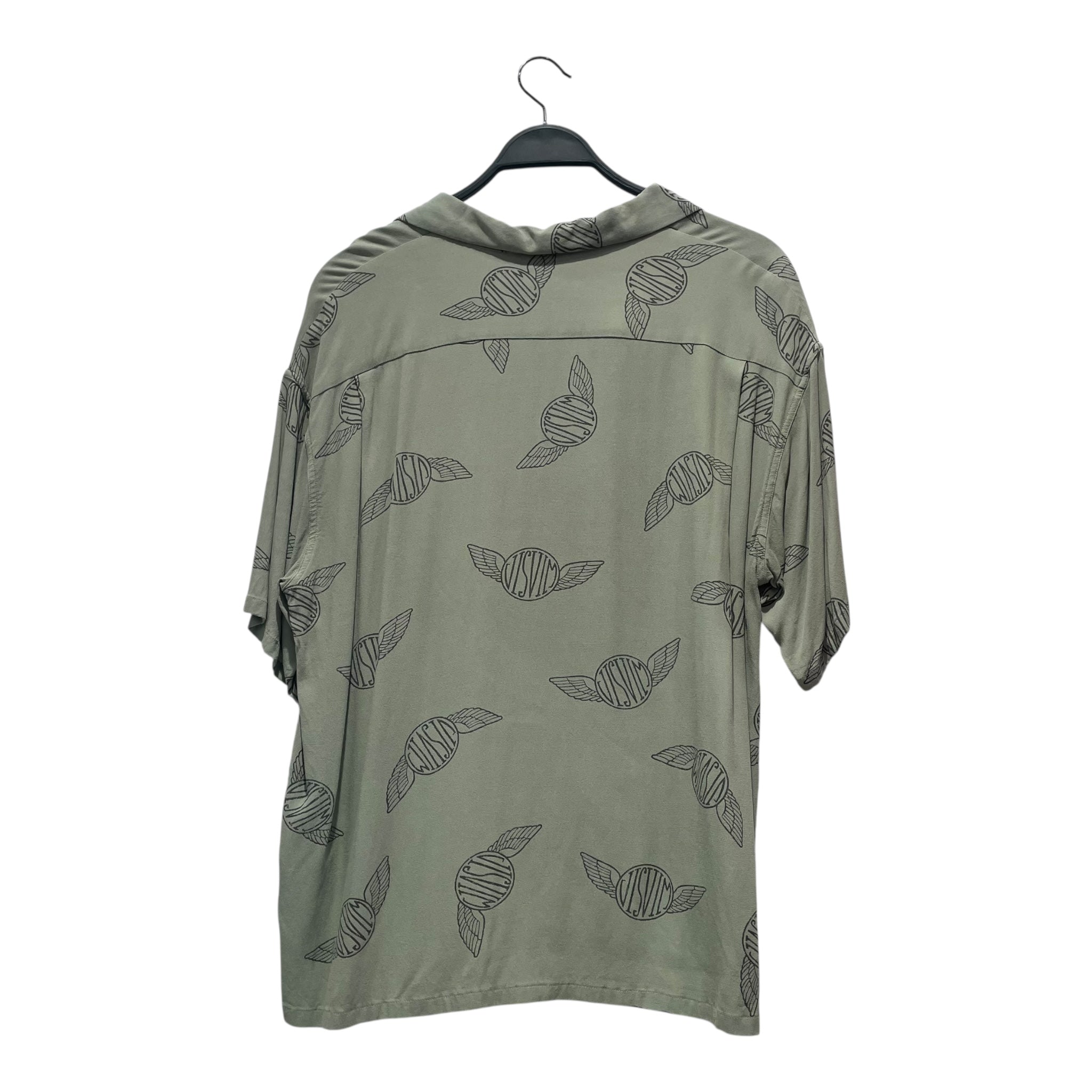 visvim/LS Shirt/3/Cotton/GRN/All Over Print/ view 2
