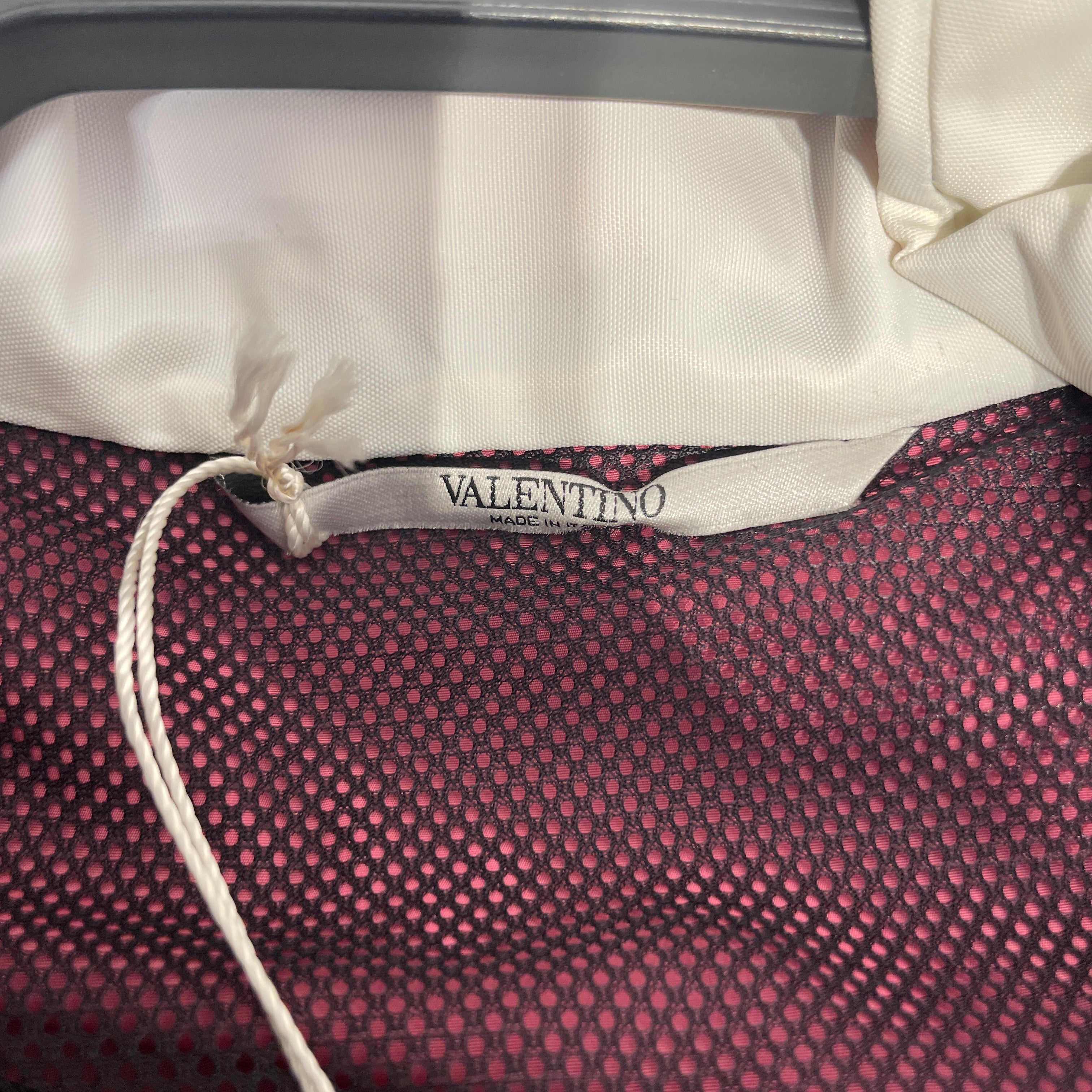 VALENTINO/Windbreaker/52/Nylon/WHT/MULTI ZIP MESH view 3