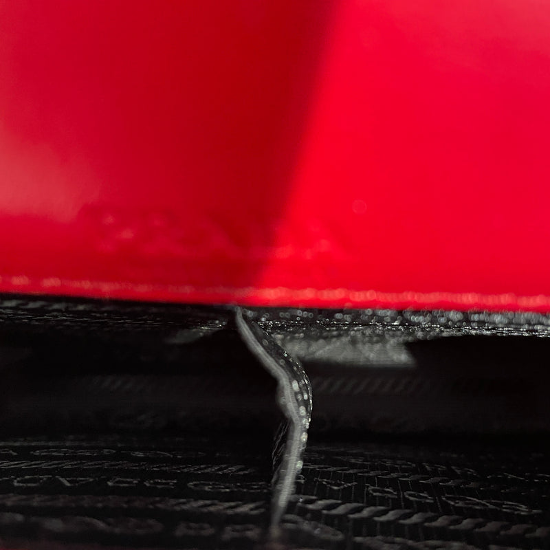 PRADA/Clutch Bag/RED/Leather Case