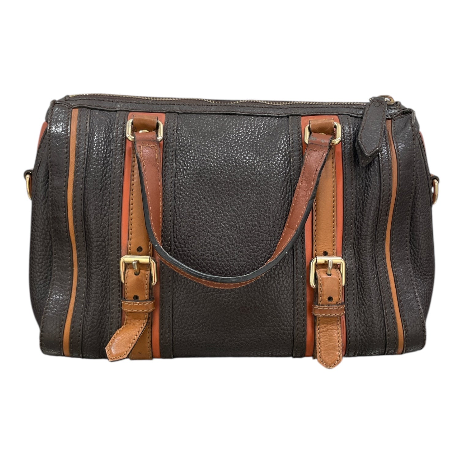 BURBERRY/Cross Body Bag/Leather/BRW/BARREL LEATHER/BOWLING BAG view 2
