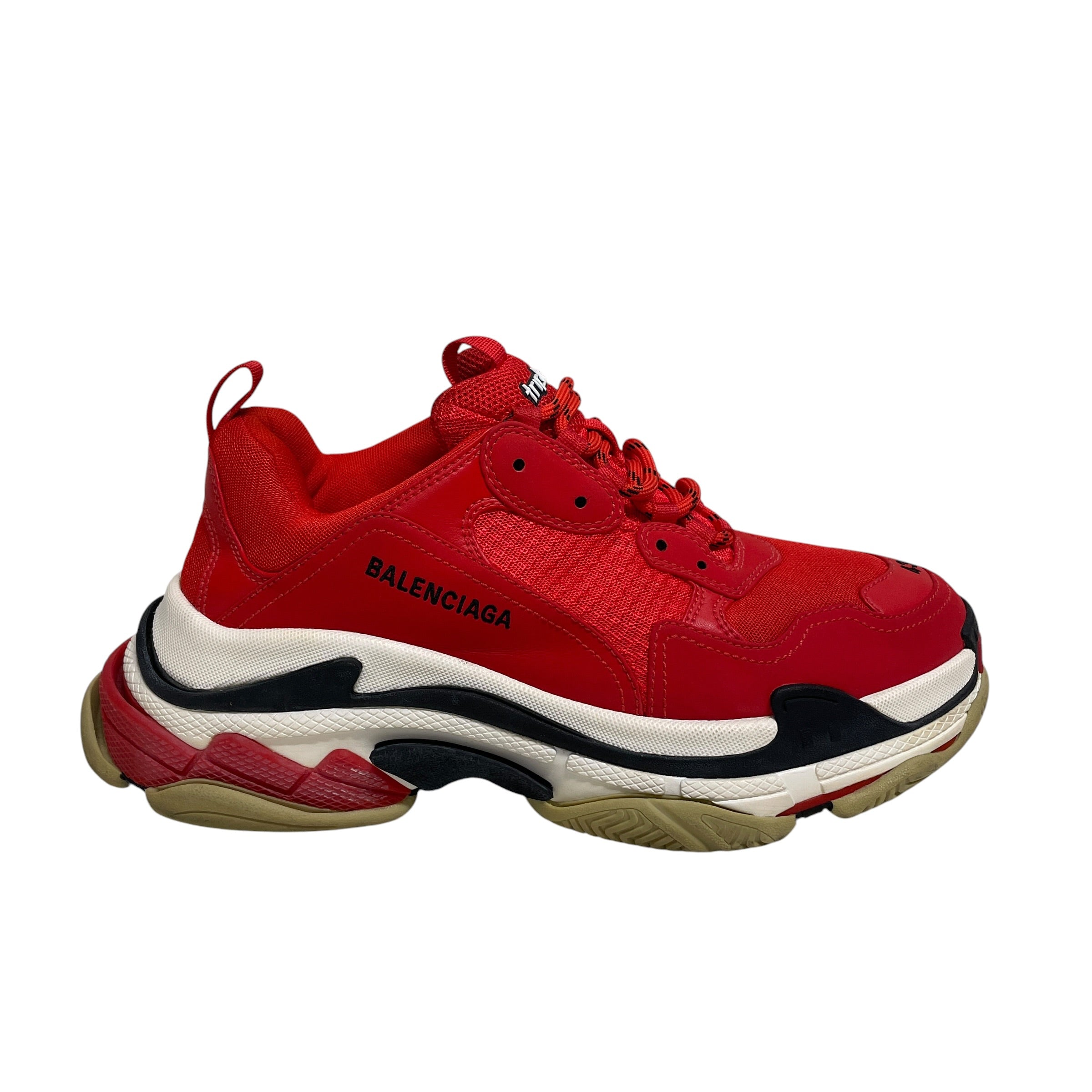 BALENCIAGA/Low-Sneakers/US 10/RED/TRIPLE S MEN view 5