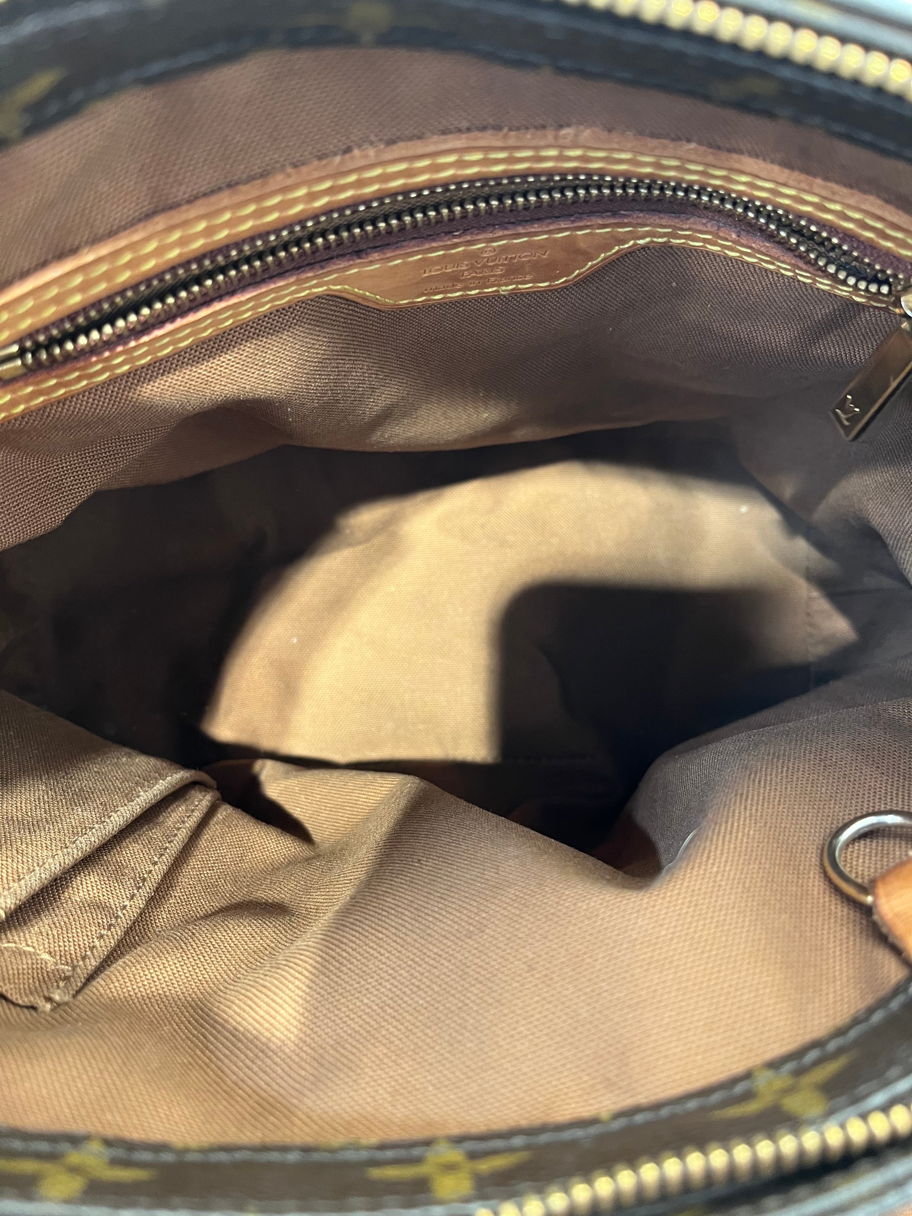 LOUIS VUITTON/Bag/Monogram/Leather/BRW/CABAS PIANO view 6