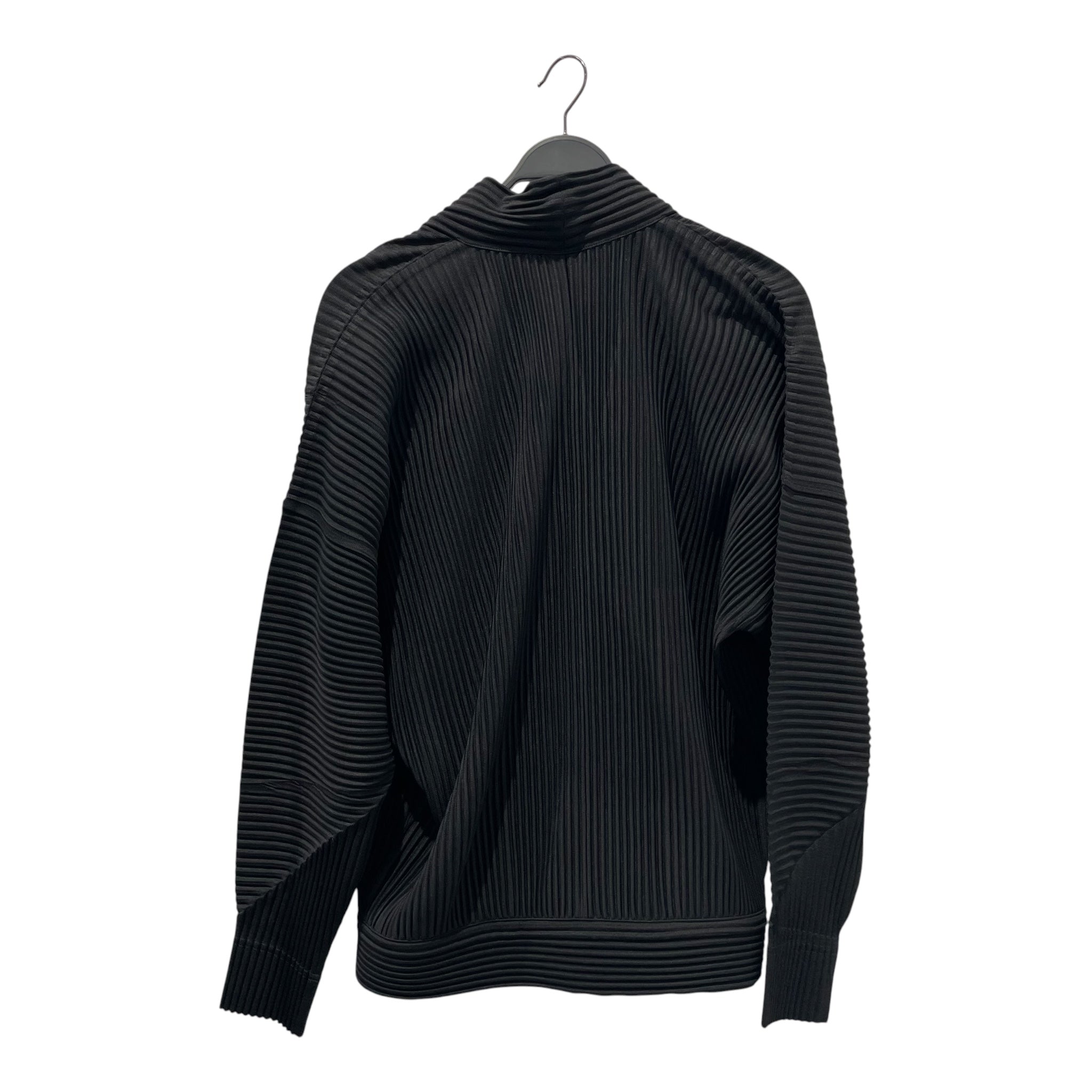 HOMME PLISSE ISSEY MIYAKE/Jacket/2/Polyester/BLK/PLEATED, SINGLE BOTTOM BUTTON view 2