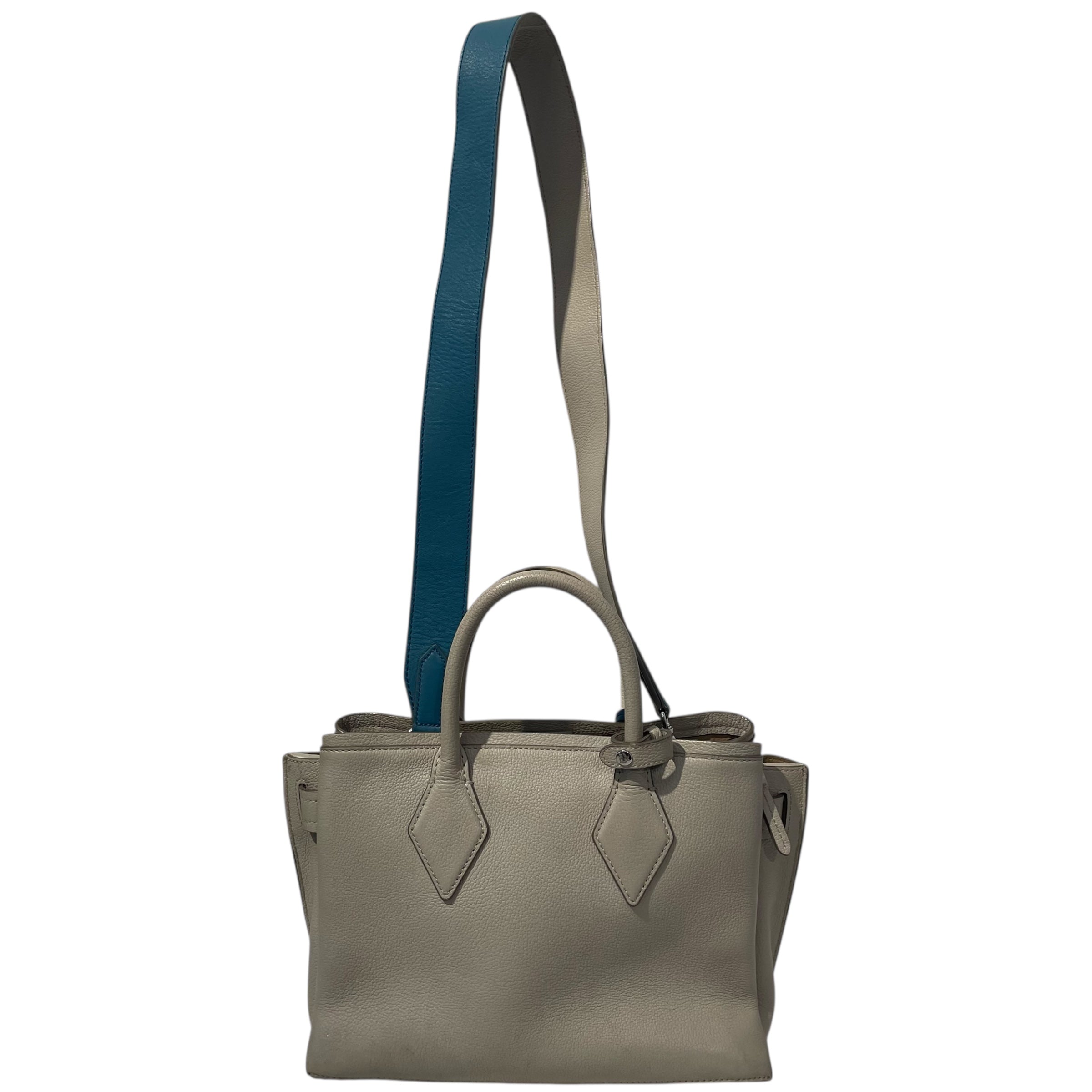 MCM/Cross Body Bag/Leather/GRY/mcm plain bag view 2