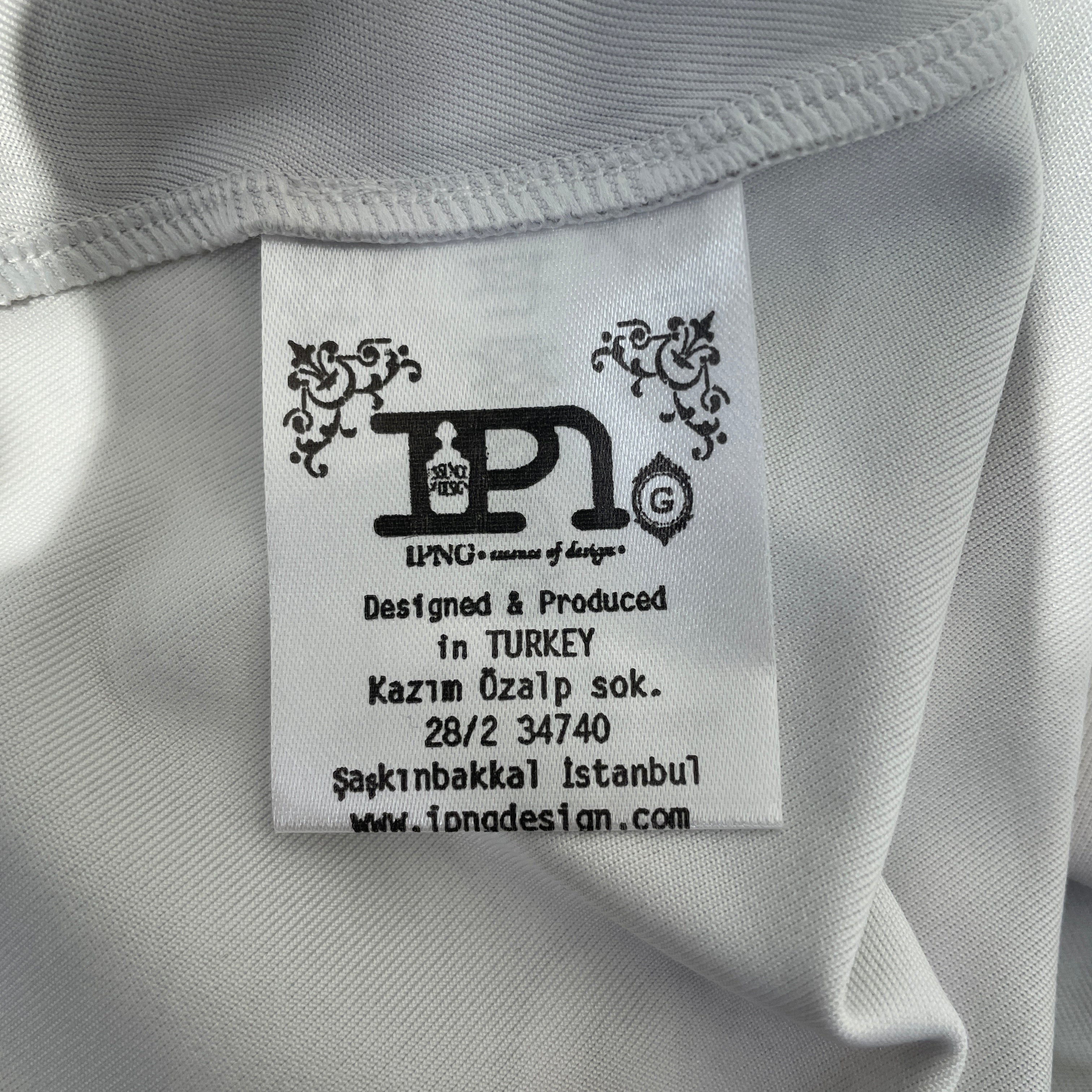 IPNG/LS Dress/S/All Over Print/Polyester/WHT/Printed Graphic / Lace Trim view 4