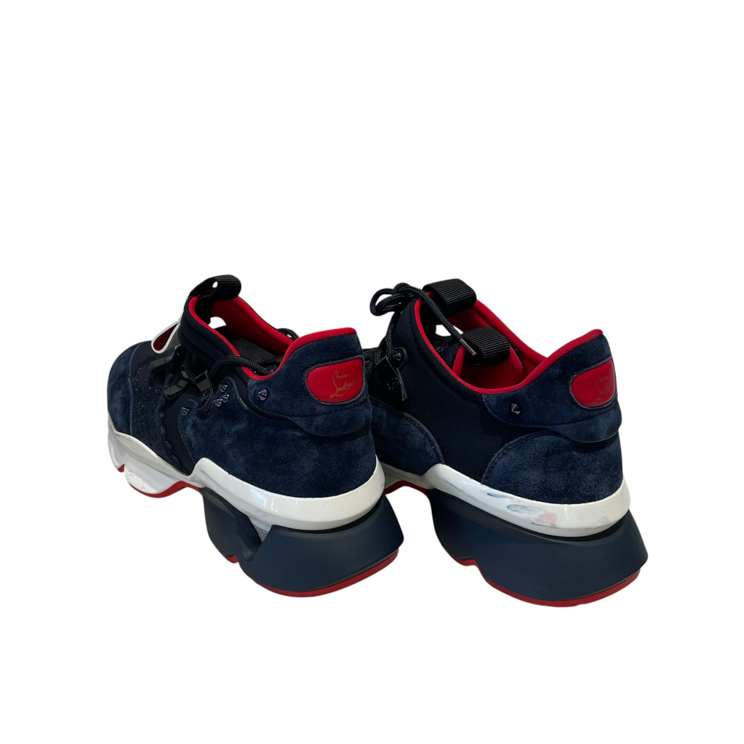 Christian Louboutin/Low-Sneakers/US 10/NVY/RUNNER TRAINERS view 2