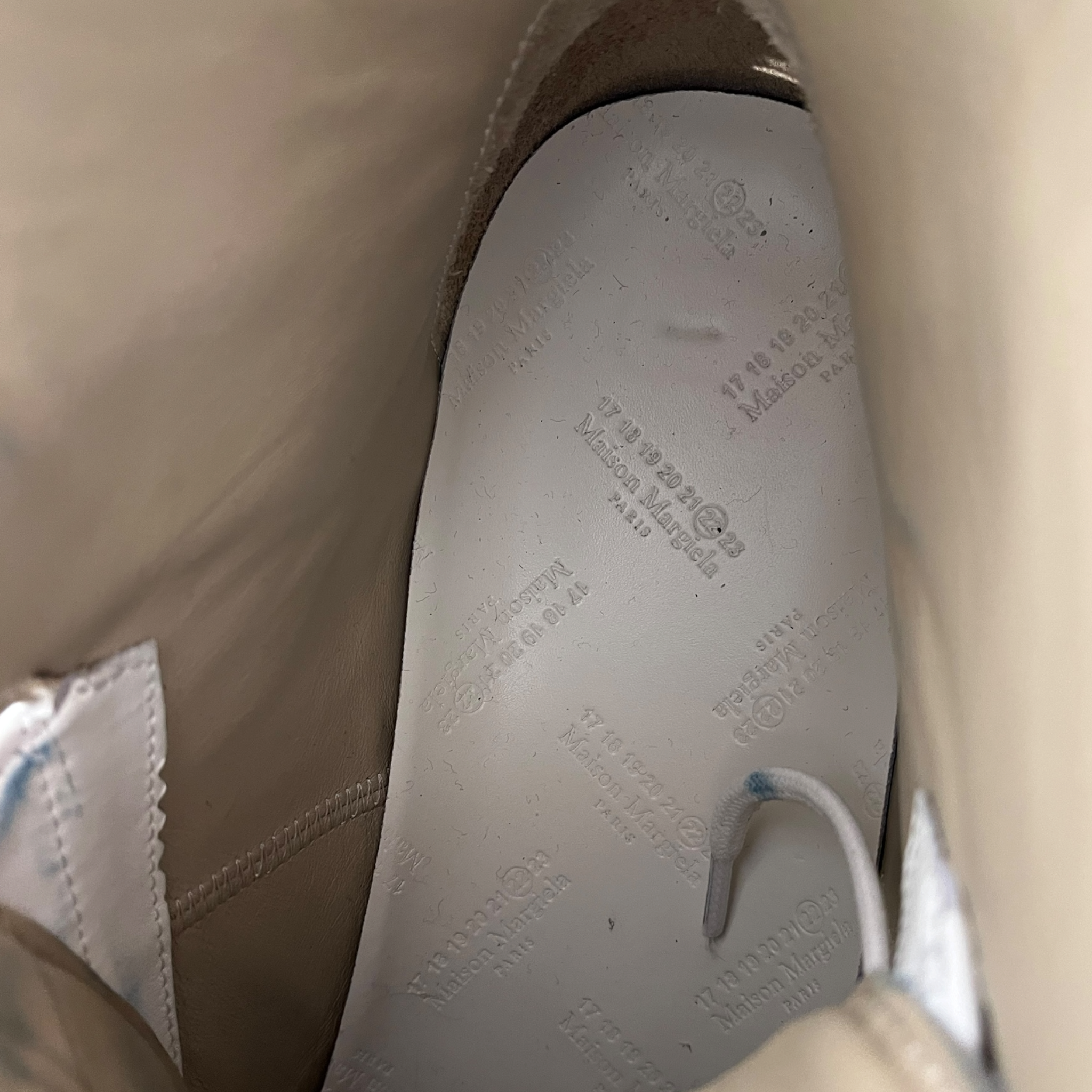Maison Margiela/Hi-Sneakers/EU 44/Leather/WHT/WHITE FUTURE HI TOP view 3