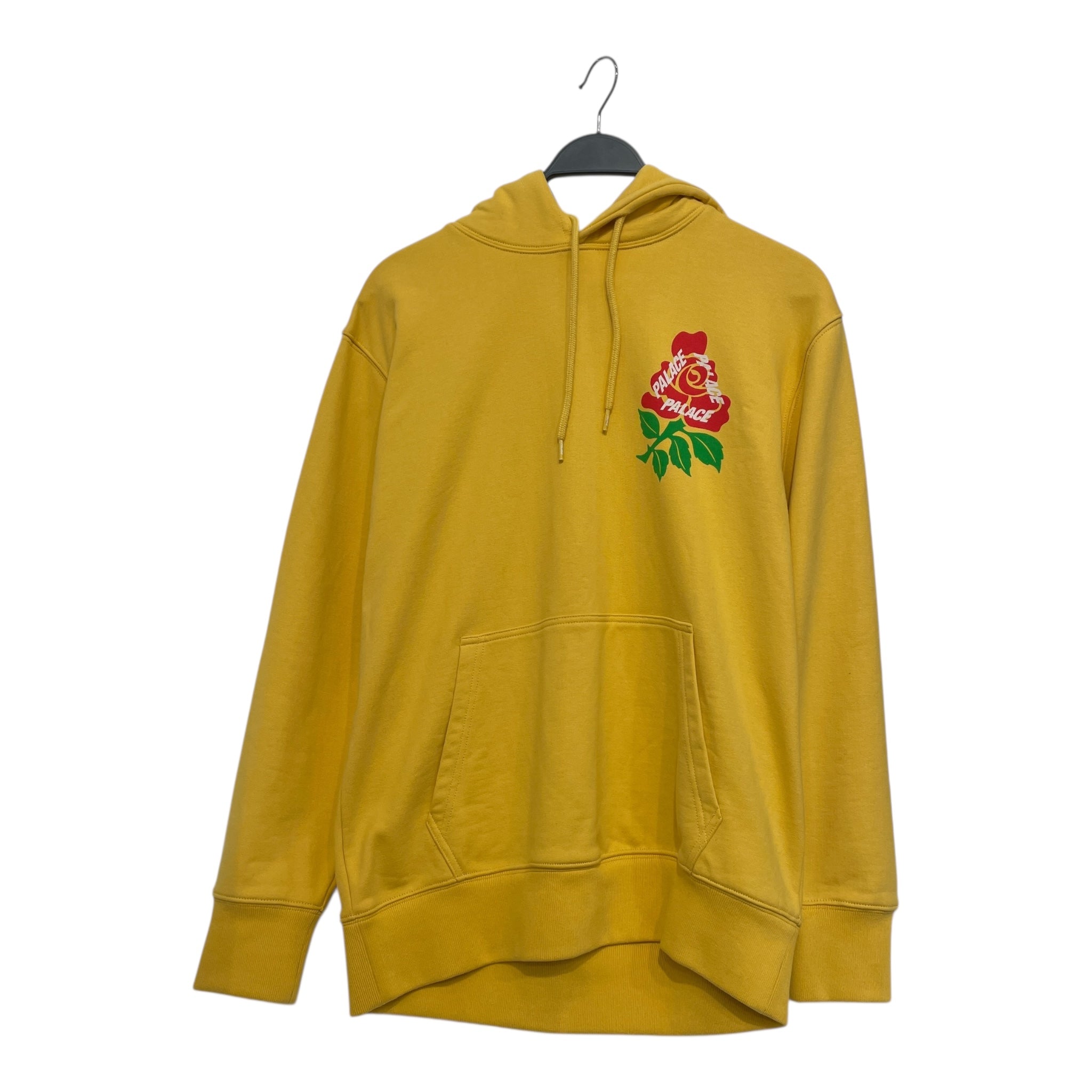 PALACE/Hoodie/M/Cotton/YEL/ROSE LOGO view 1