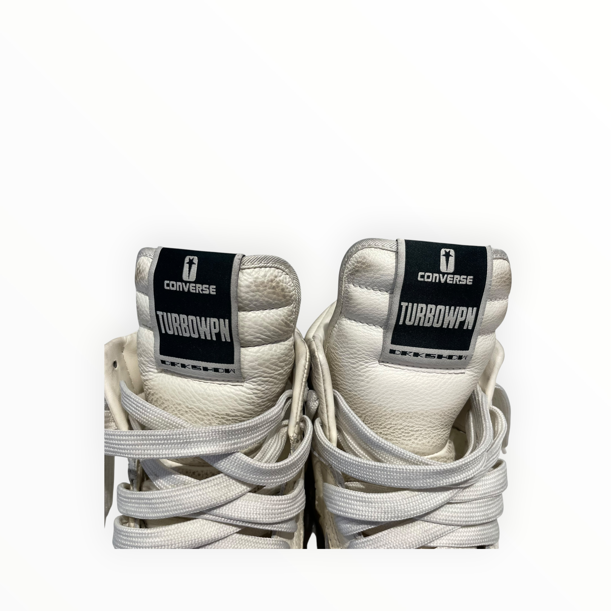 Rick Owens/Hi-Sneakers/US 10/Leather/WHT/DRKSHDW Converse view 8