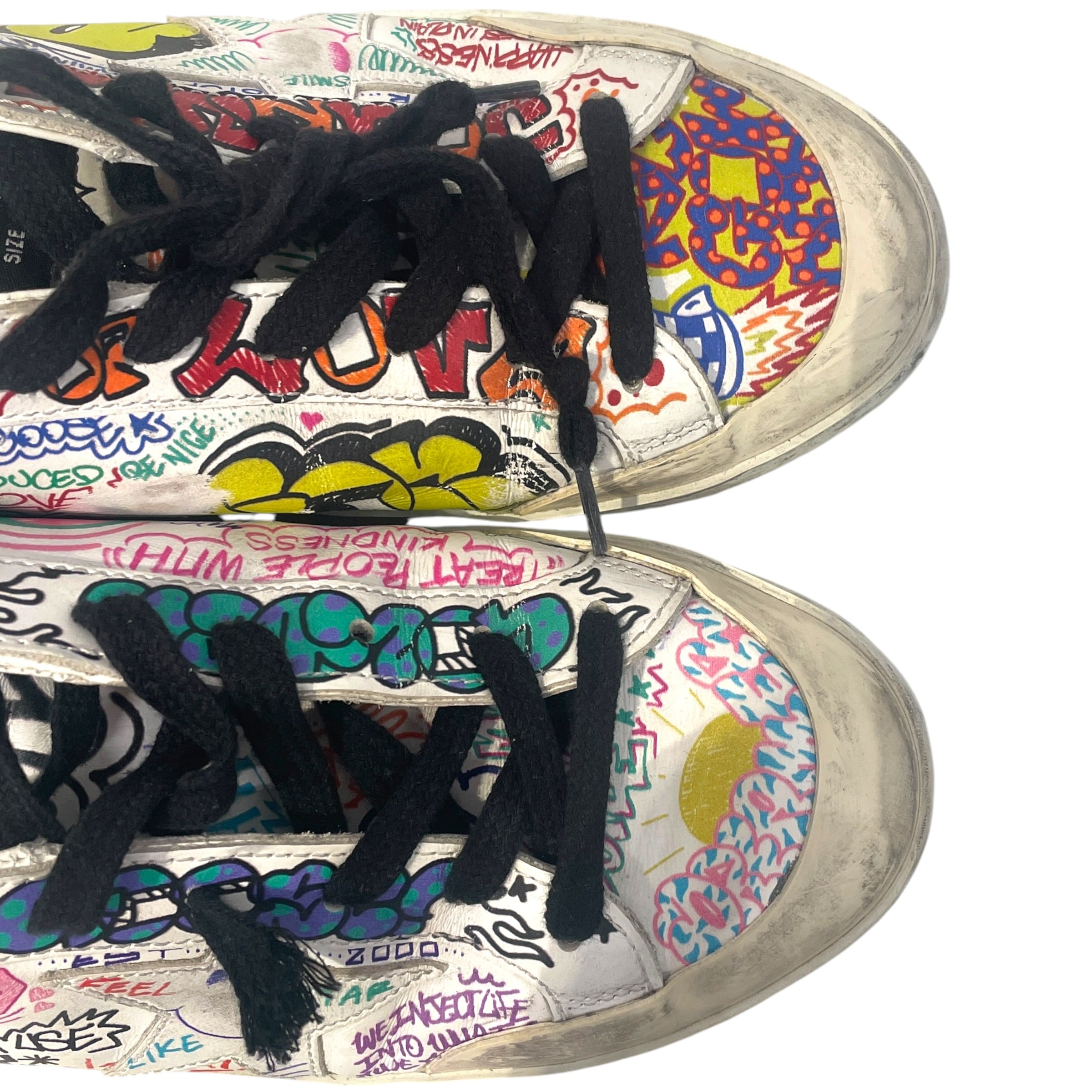 GOLDEN GOOSE/Low-Sneakers/EU 38/All Over Print/Leather/MLT/ view 4