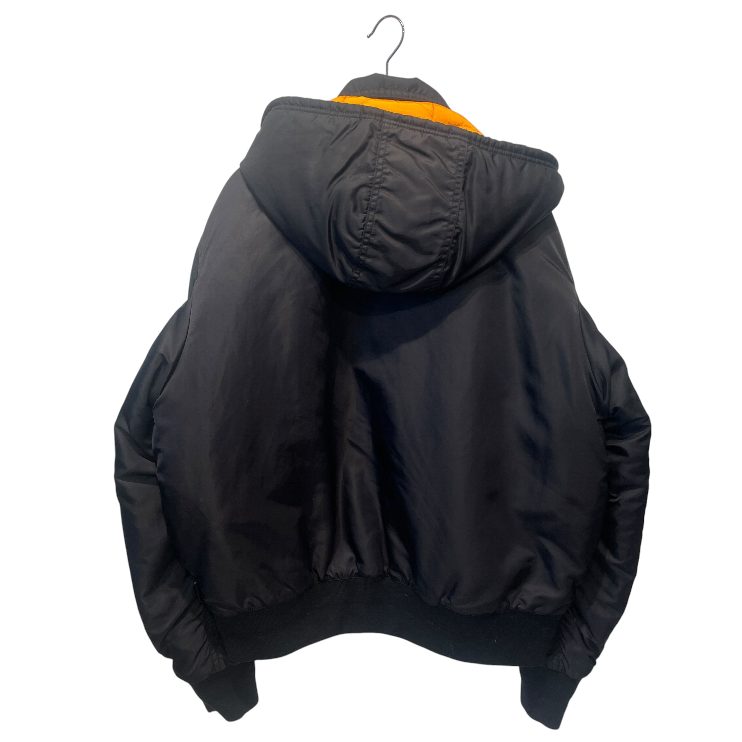 STUSSY/Flight Jkt/S/Nylon/BLK/HOODED FLIGHT BOMBER view 2