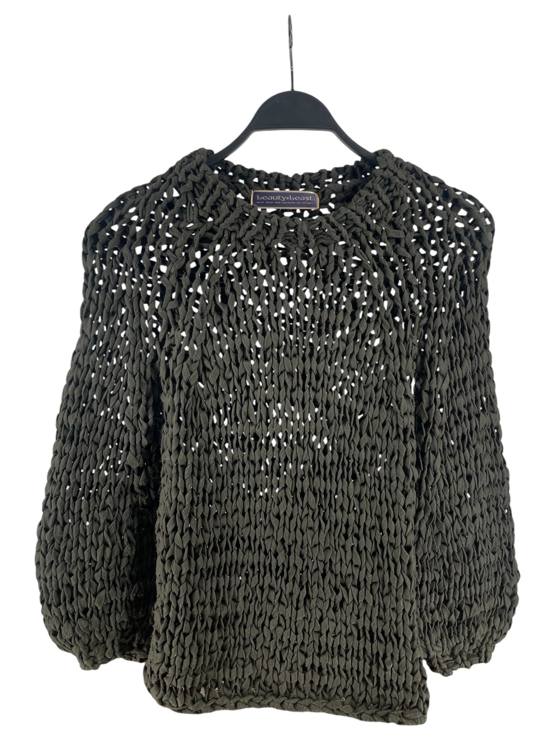 beauty:beast/Sweater/M/Acrylic/GRN/LACE KNIT BB-1040 view 1