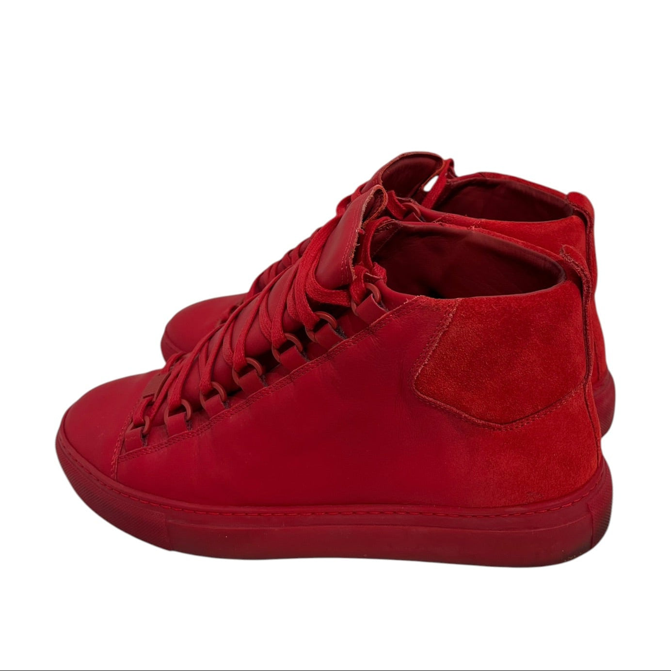 BALENCIAGA/Hi-Sneakers/US 8.5/Leather/RED/ARENA view 2