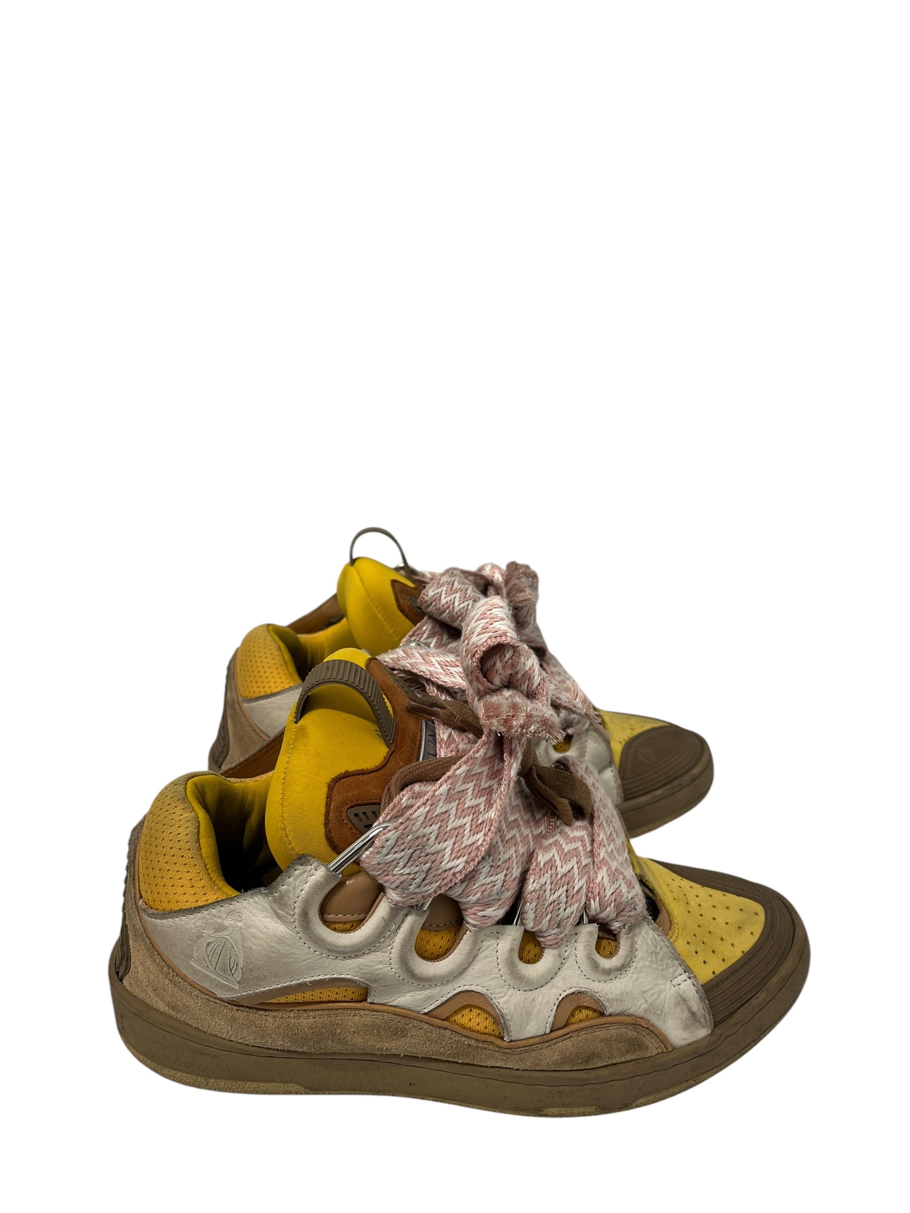 LANVIN/Low-Sneakers/EU 41/Suede/YEL/LANVIN CURB SNEAKER view 6