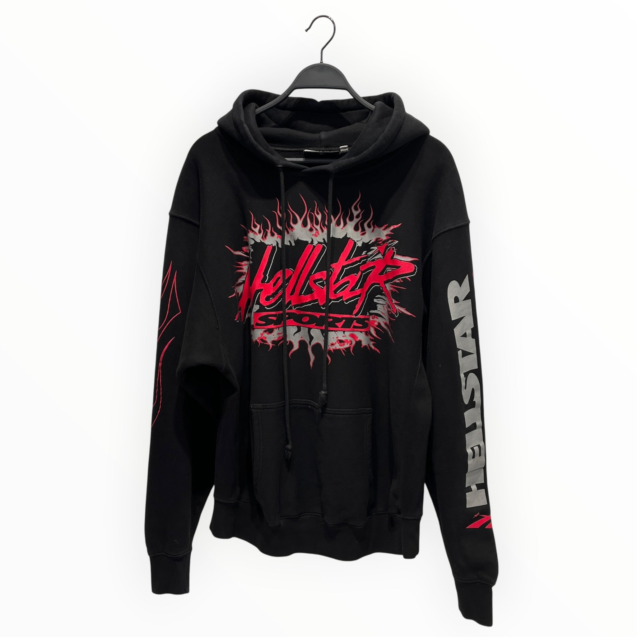 HELLSTAR/Hoodie/S/Cotton/BLK/SPORTS view 1