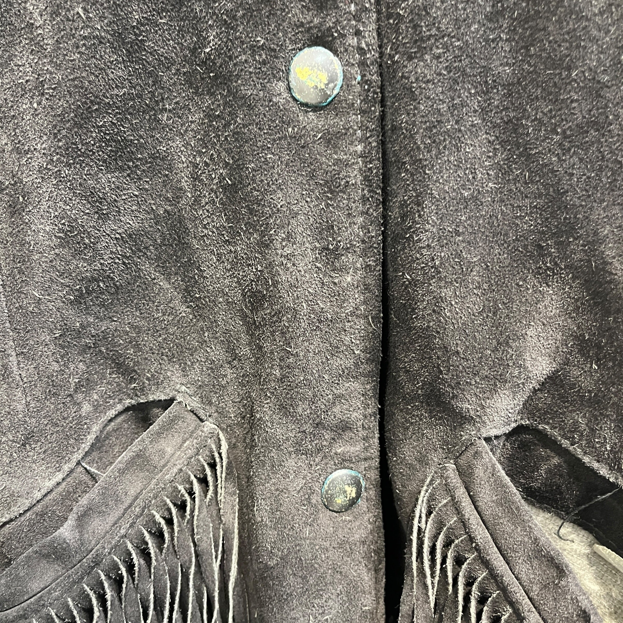 Vintage/excelled/Leather Jkt/14/Suede/BLK/Tassel view 3