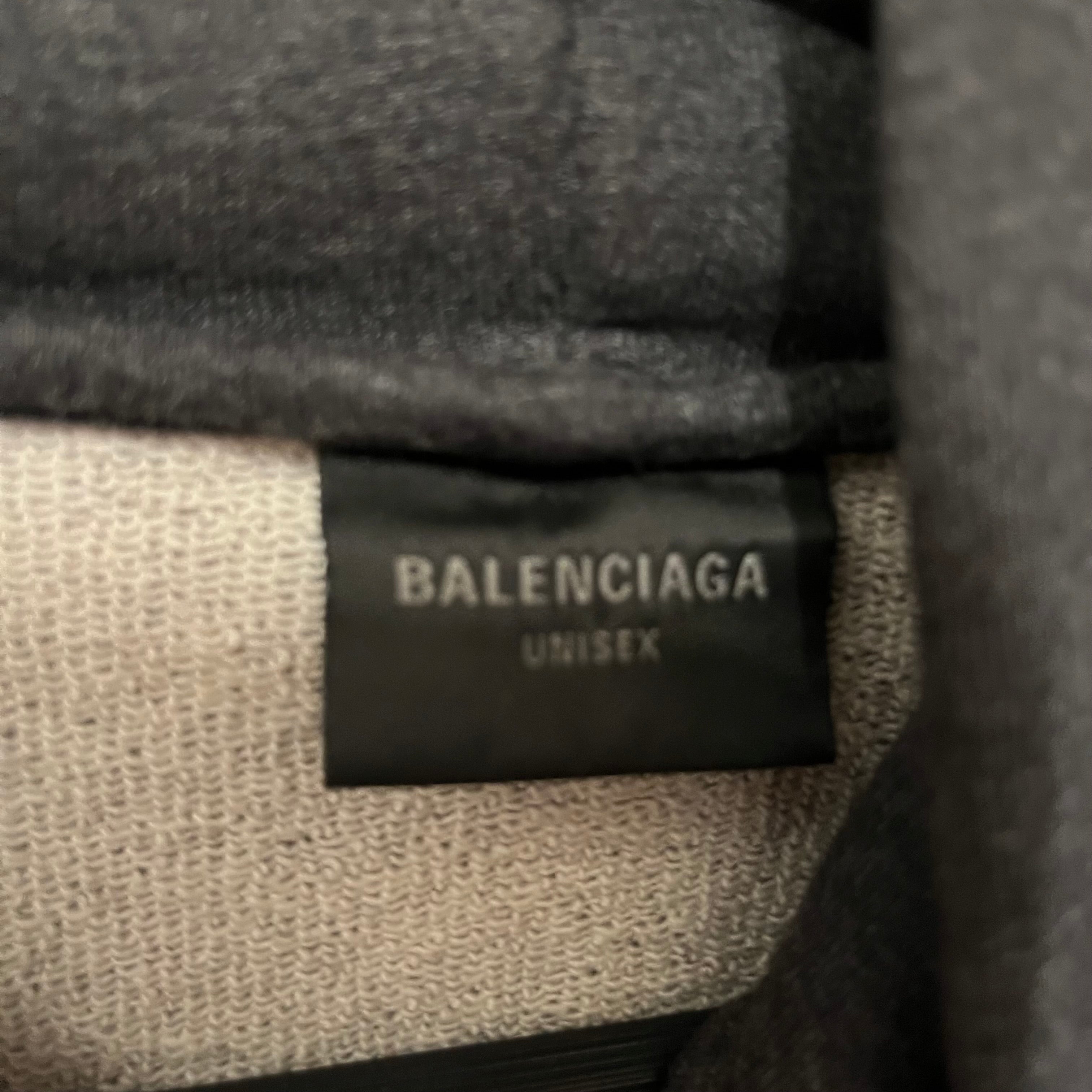 BALENCIAGA/Denim Jkt/3/Cotton/BLU/paris hybrid view 3