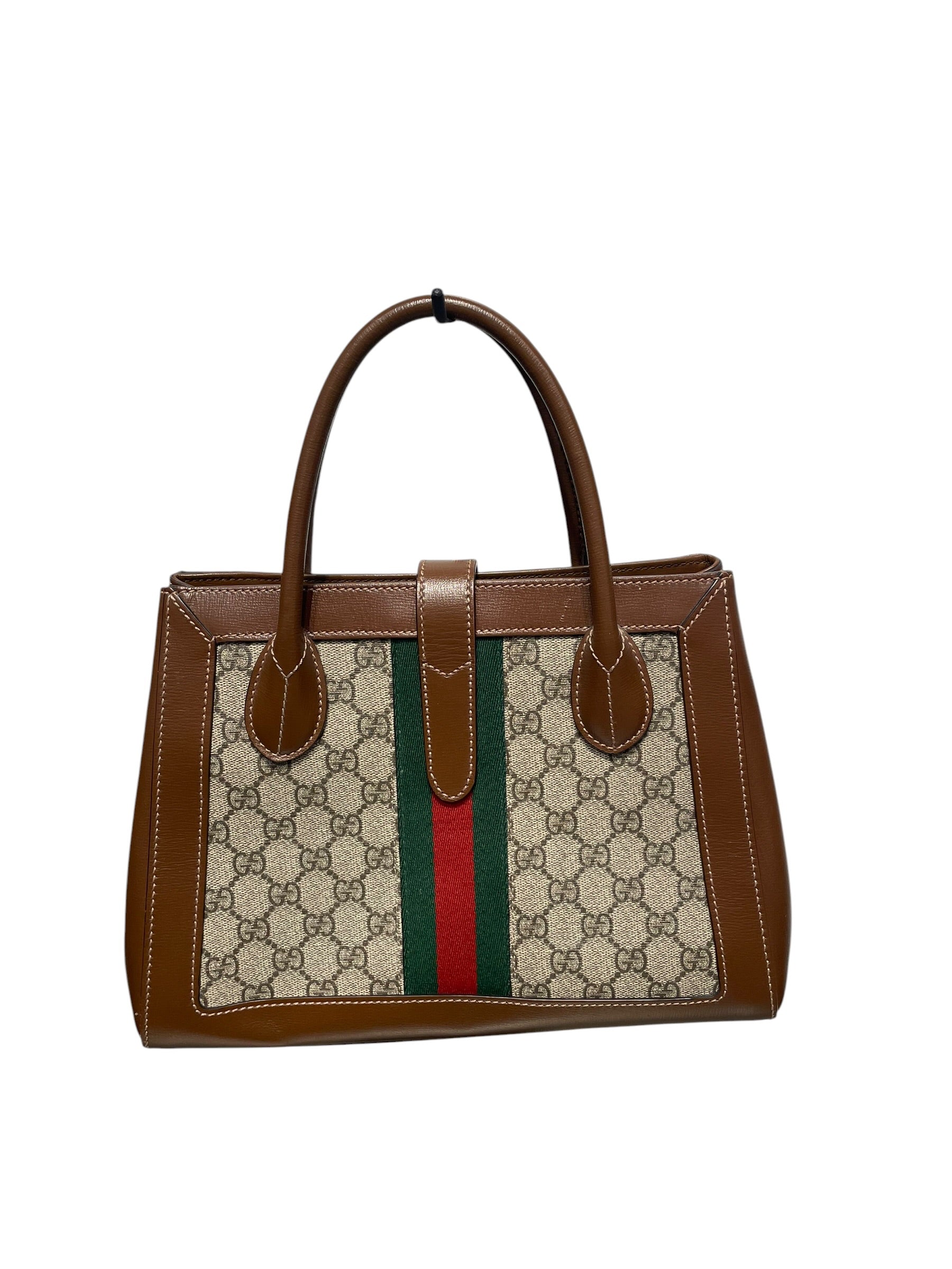 GUCCI/Hand Bag/Monogram/Leather/BRW/jackie 1961 med tote view 2