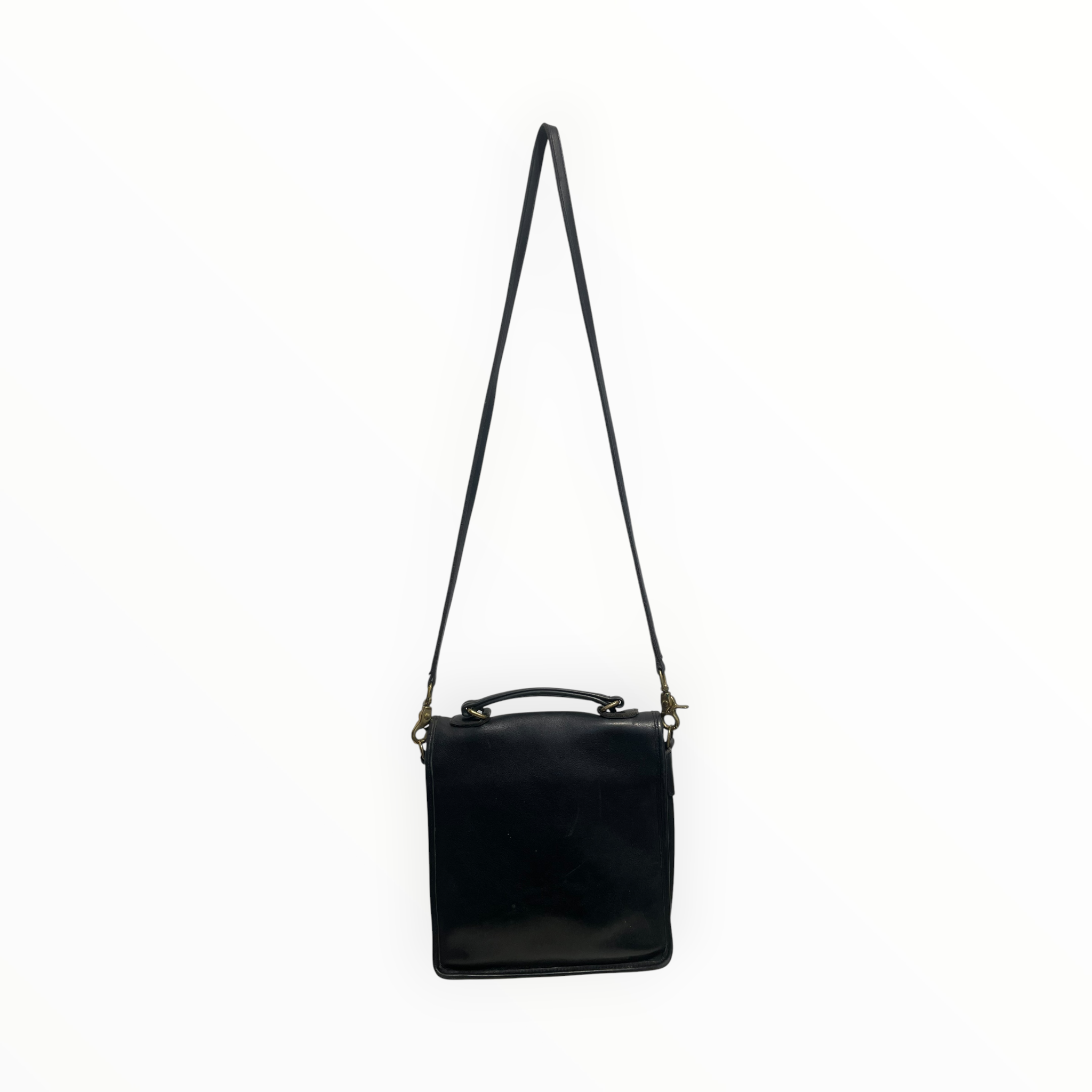 COACH/Vintage/Bag/Leather/BLK/MADE IN USA STATION BAG view 2