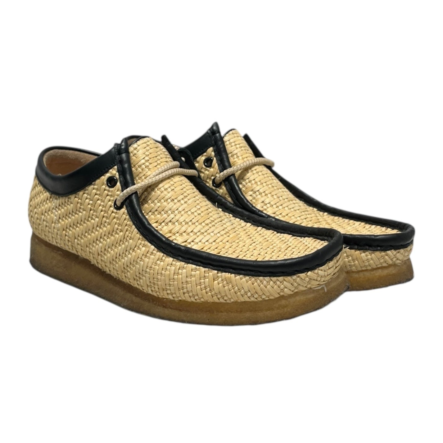 Clarks/Loafers/US 9.5/BEG/Woven Leather Trim view 1