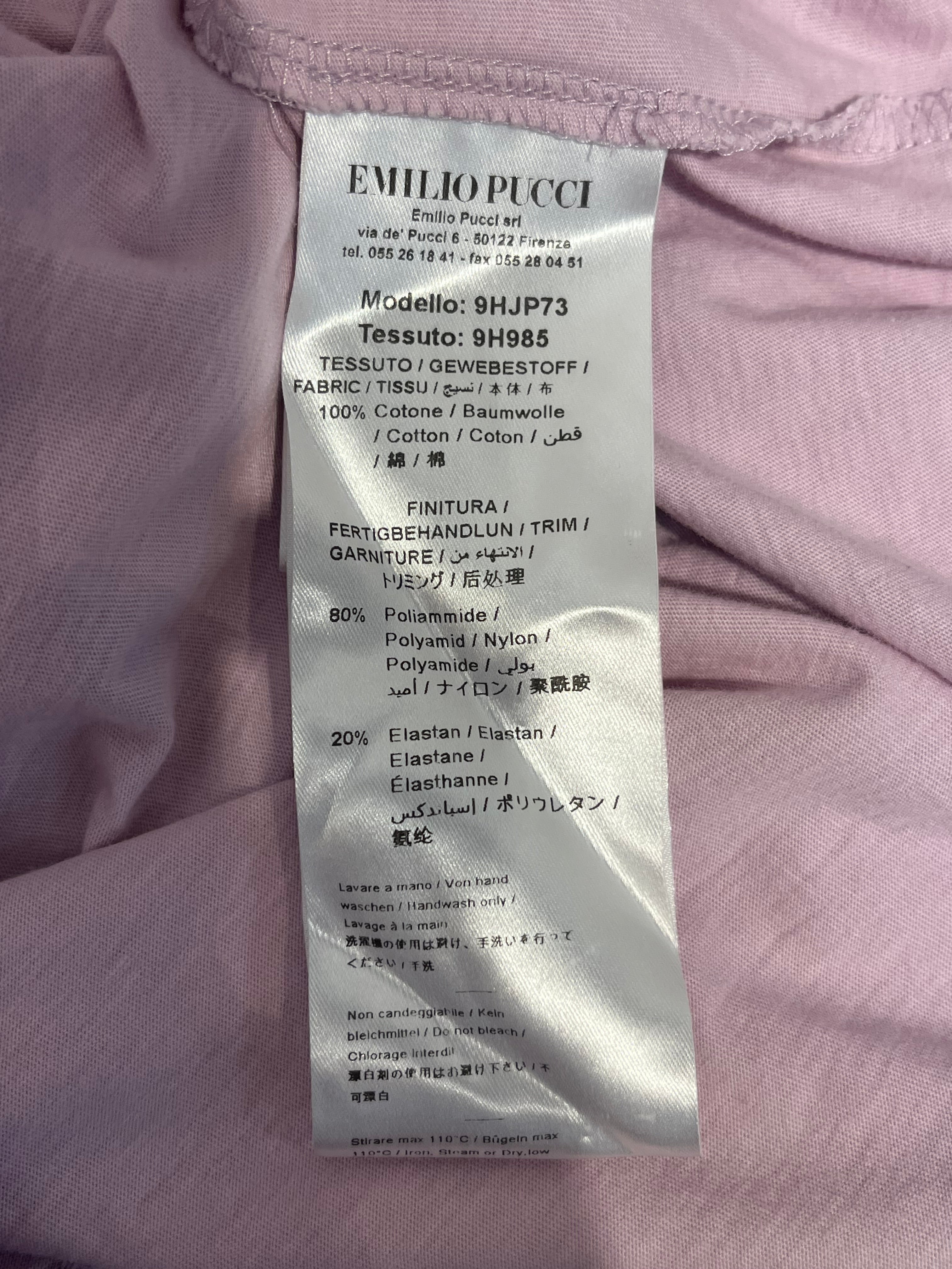 EMILIO PUCCI/T-Shirt/M/Cotton/PPL/firenze view 4