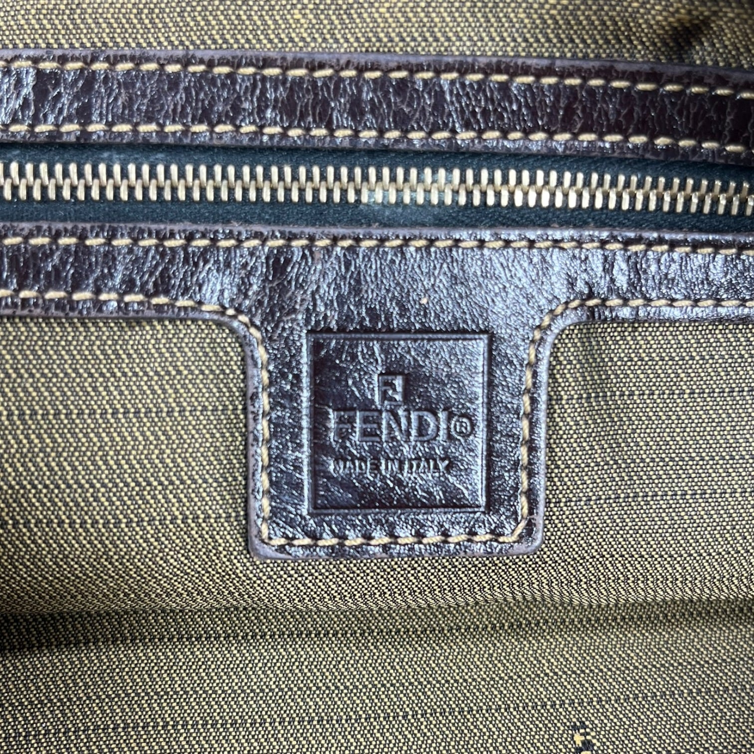 FENDI/Bag/Monogram/Cotton/KHK/ZUCA MAMA BAGUETTE view 5