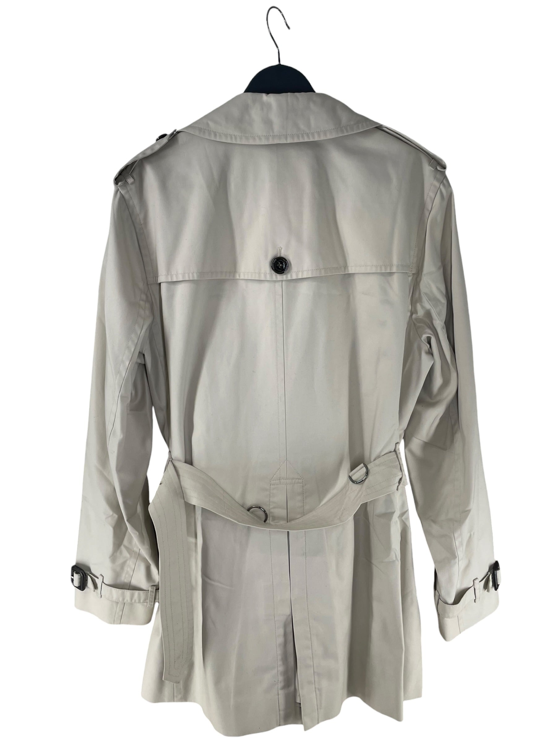 BURBERRY LONDON/Trench Coat/54/Polyester/KHK/BELTED DOUBLE BREAST TRENCH view 2