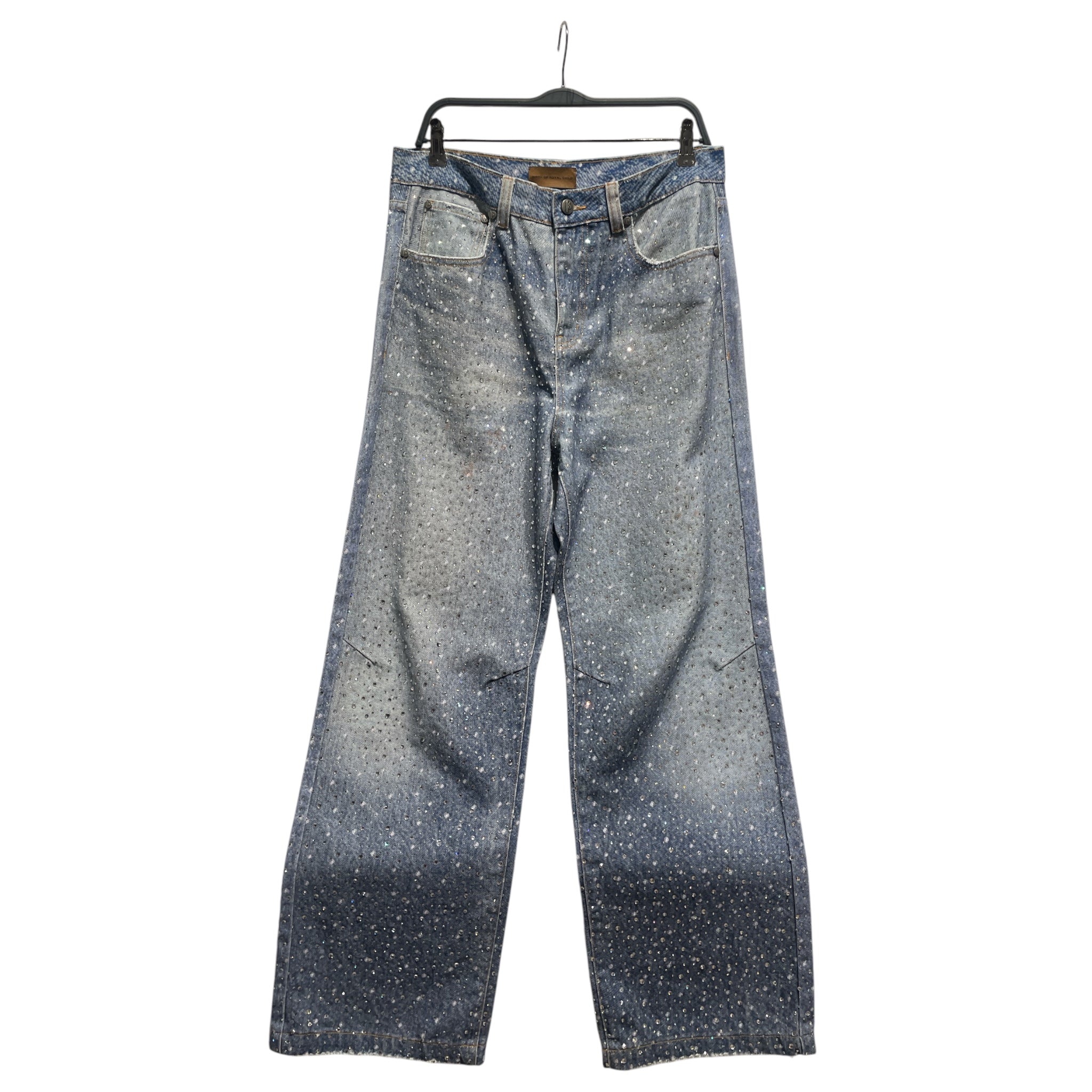 Birth Of Royal Child/Pants/M/Denim/BLU/Glitter/Crystal Baggy Jeans view 1