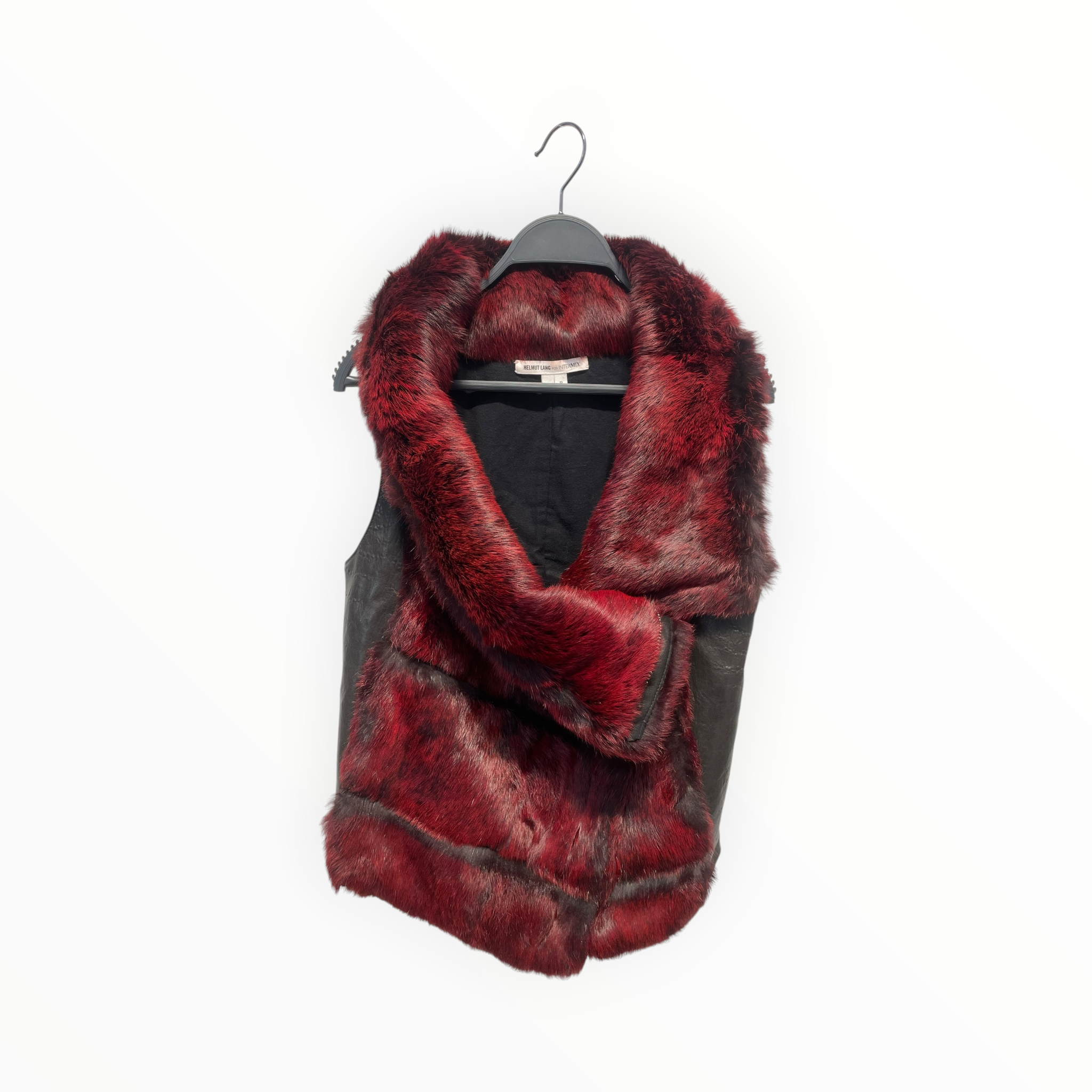 Helmut Lang/Vest/S/Fur/RED/InterMix view 1