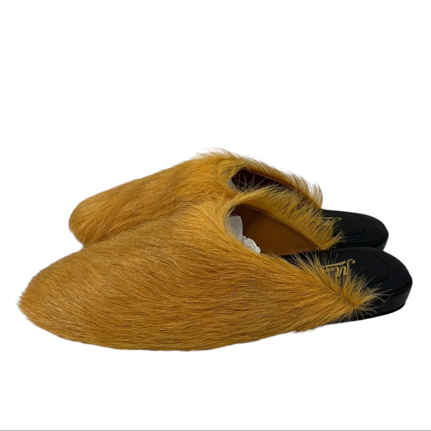 MARNI/Shoes/EU 42/Fur/ORN/FLAT MULES PONY FUR OPENBACK view 2