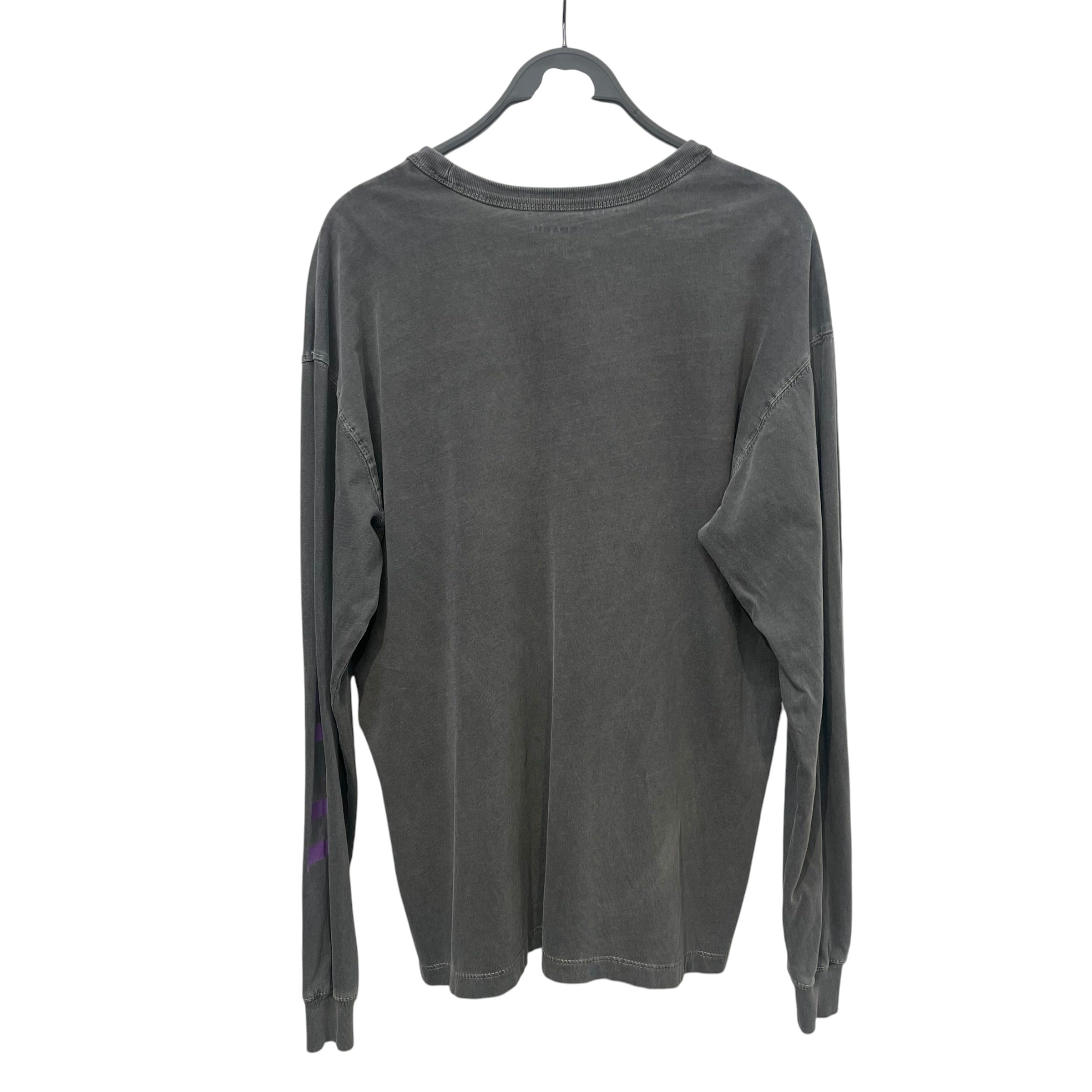 COACH/LS T-Shirt/S/Cotton/GRY/Graphic/ view 2