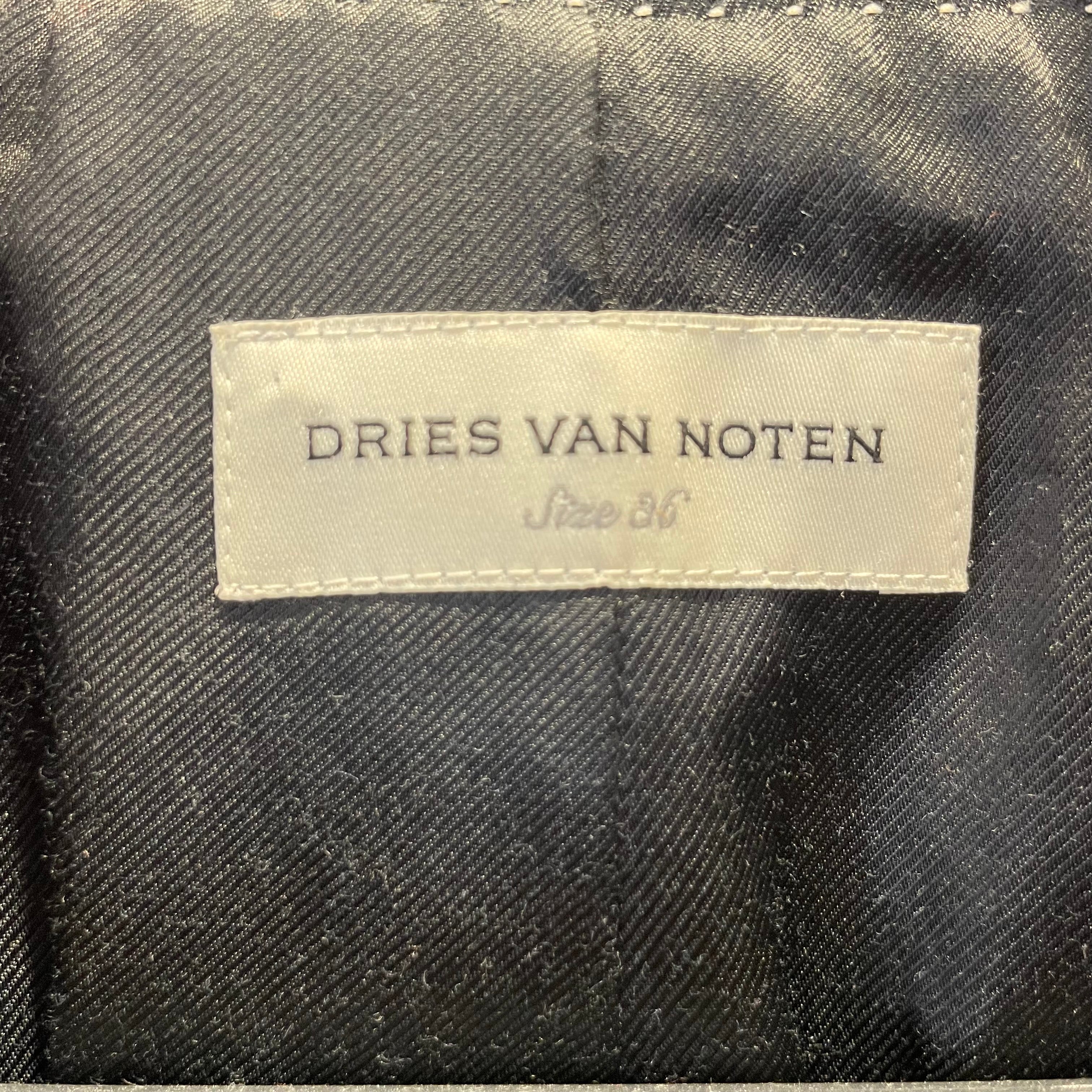 DRIES VAN NOTEN/Suits/Wool/BLK/Feather Wool Blazer view 3