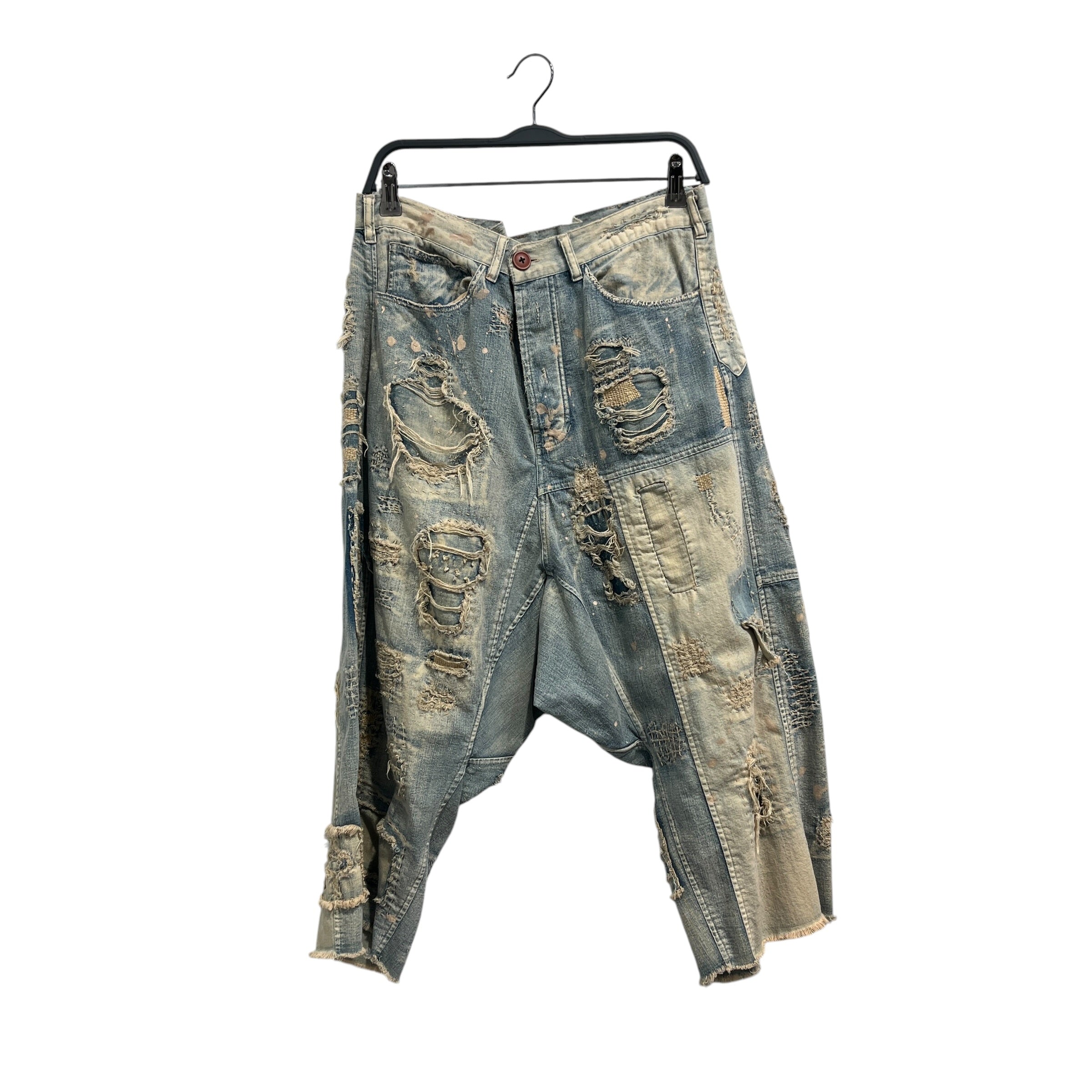 Magnolia Pearl/Cropped Pants/OS/All Over Print/Denim/IDG/Drop Crotch Denim view 1