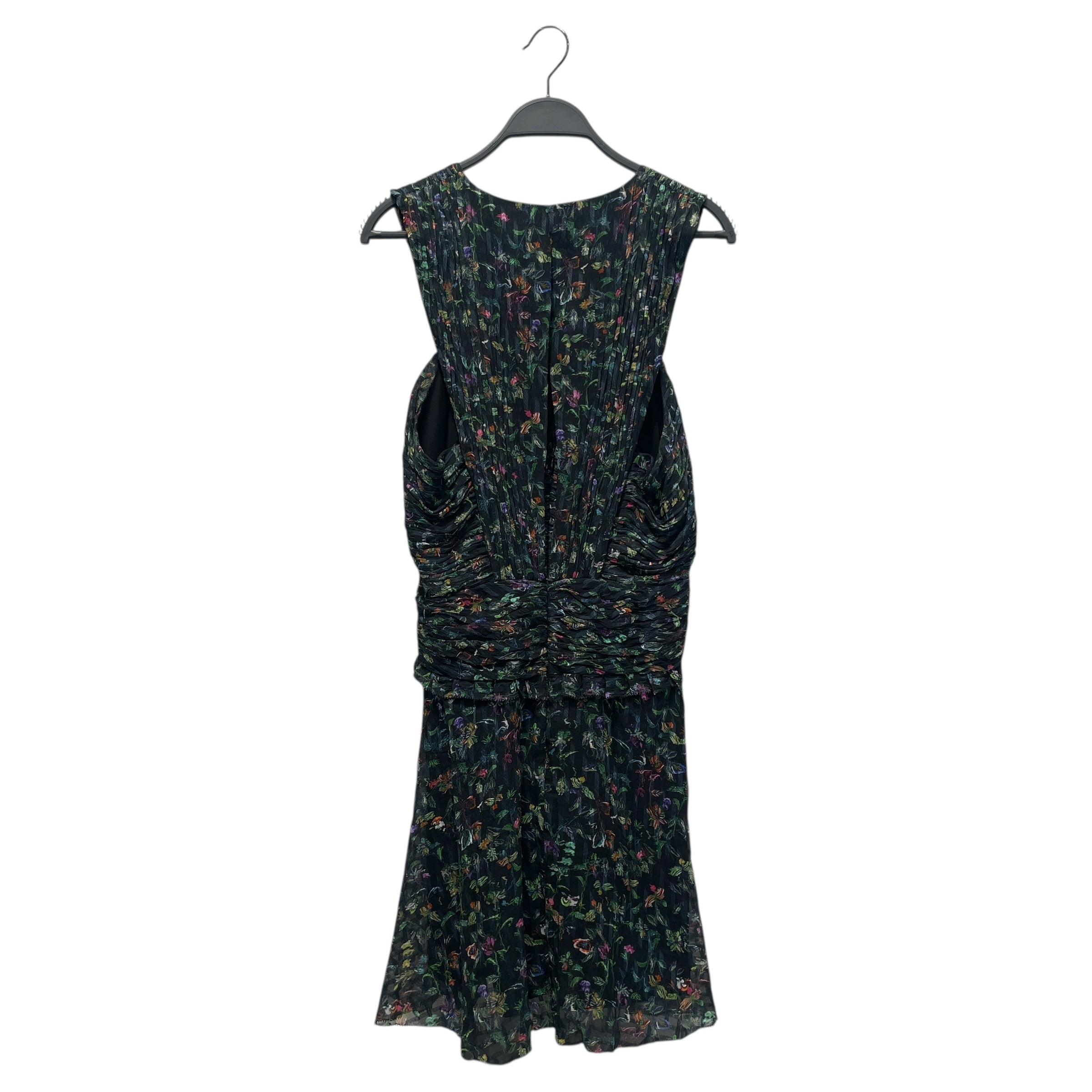 DEREK LAM 10 CROSBY/Dress/6/Floral Pattern/Silk/MLT/Ruched Silk Mini Dress view 2