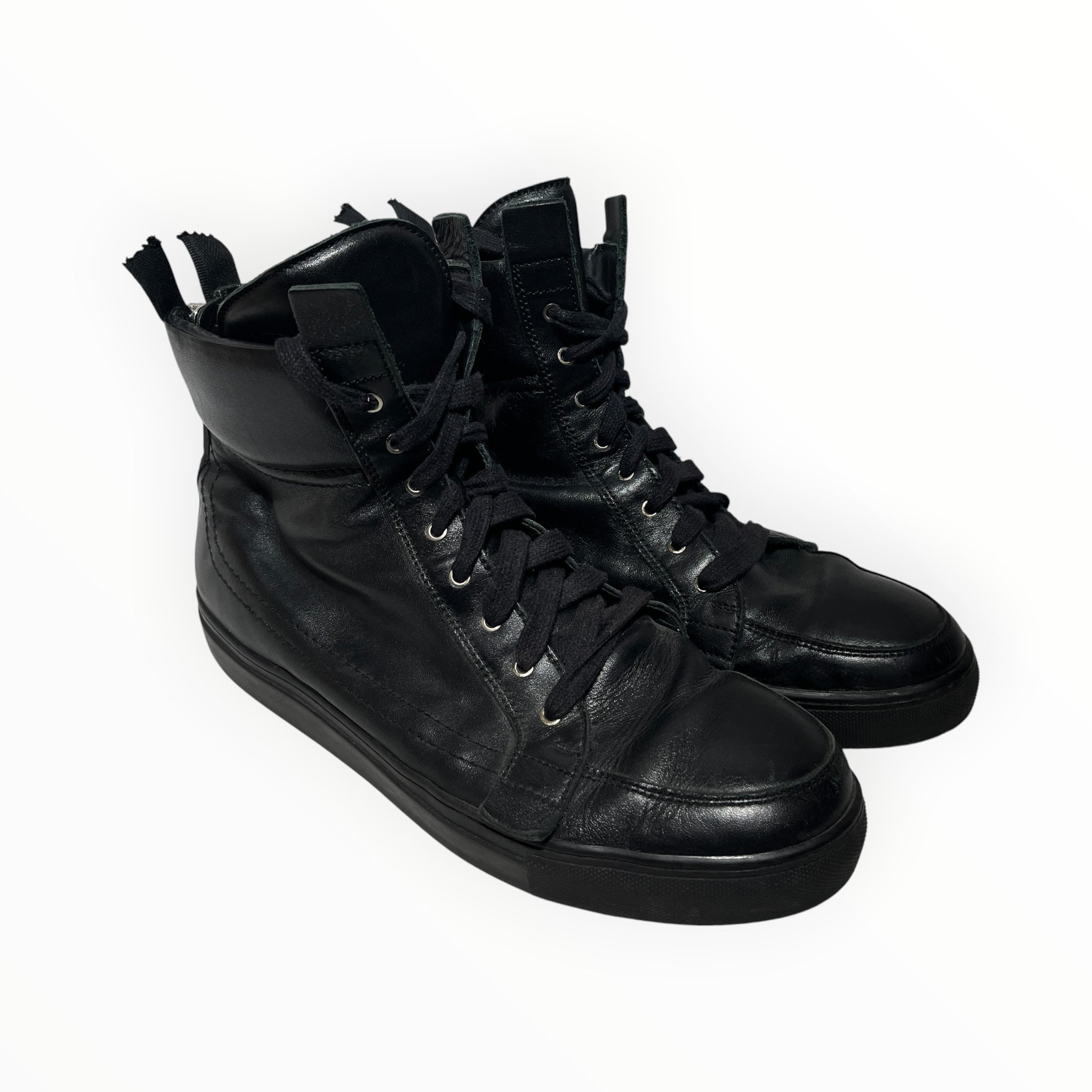 KRISVANASSCHE/Hi-Sneakers/US 9/Leather/BLK/ view 1
