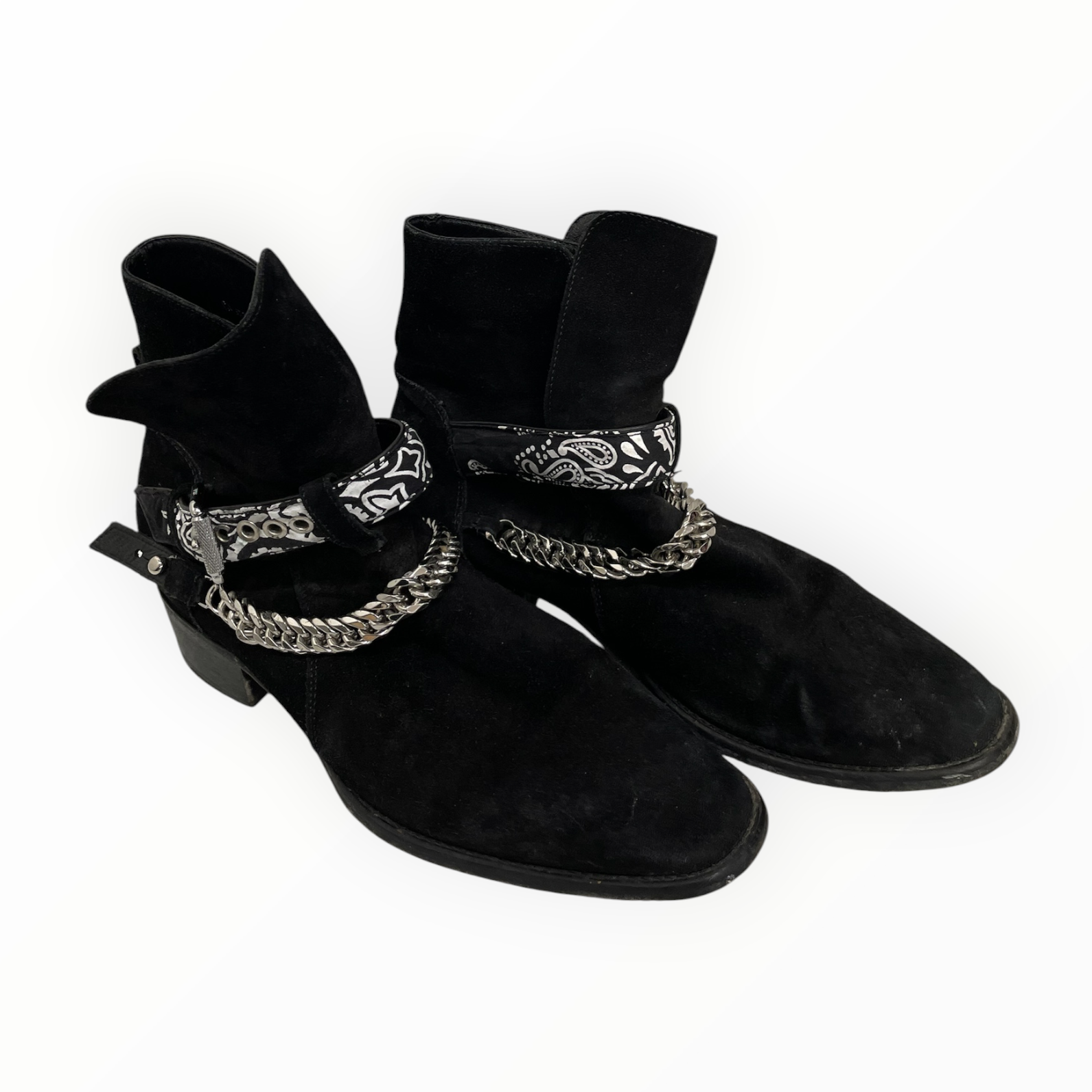 AMIRI/Boots/EU 42/BLK/BANDANA BUCKLE BOOTS view 1