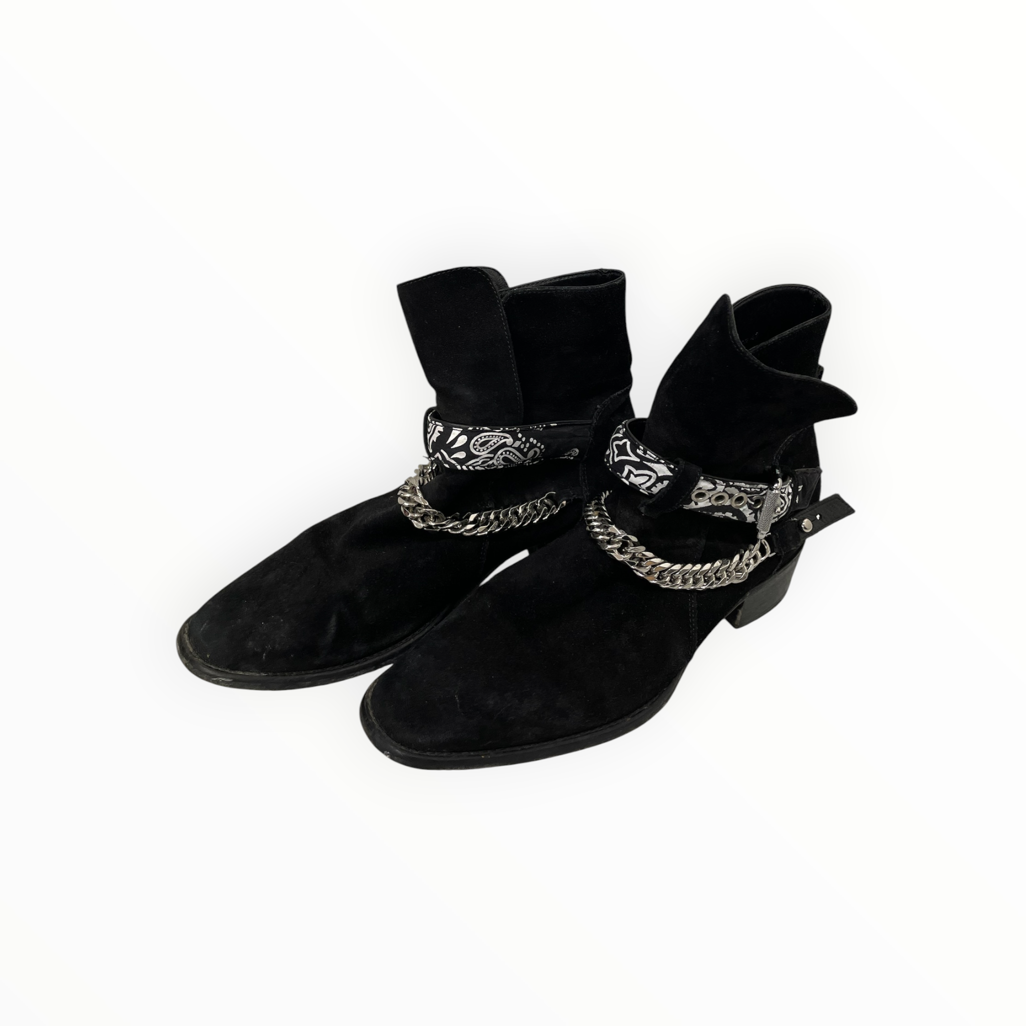 AMIRI/Boots/EU 42/BLK/BANDANA BUCKLE BOOTS view 1
