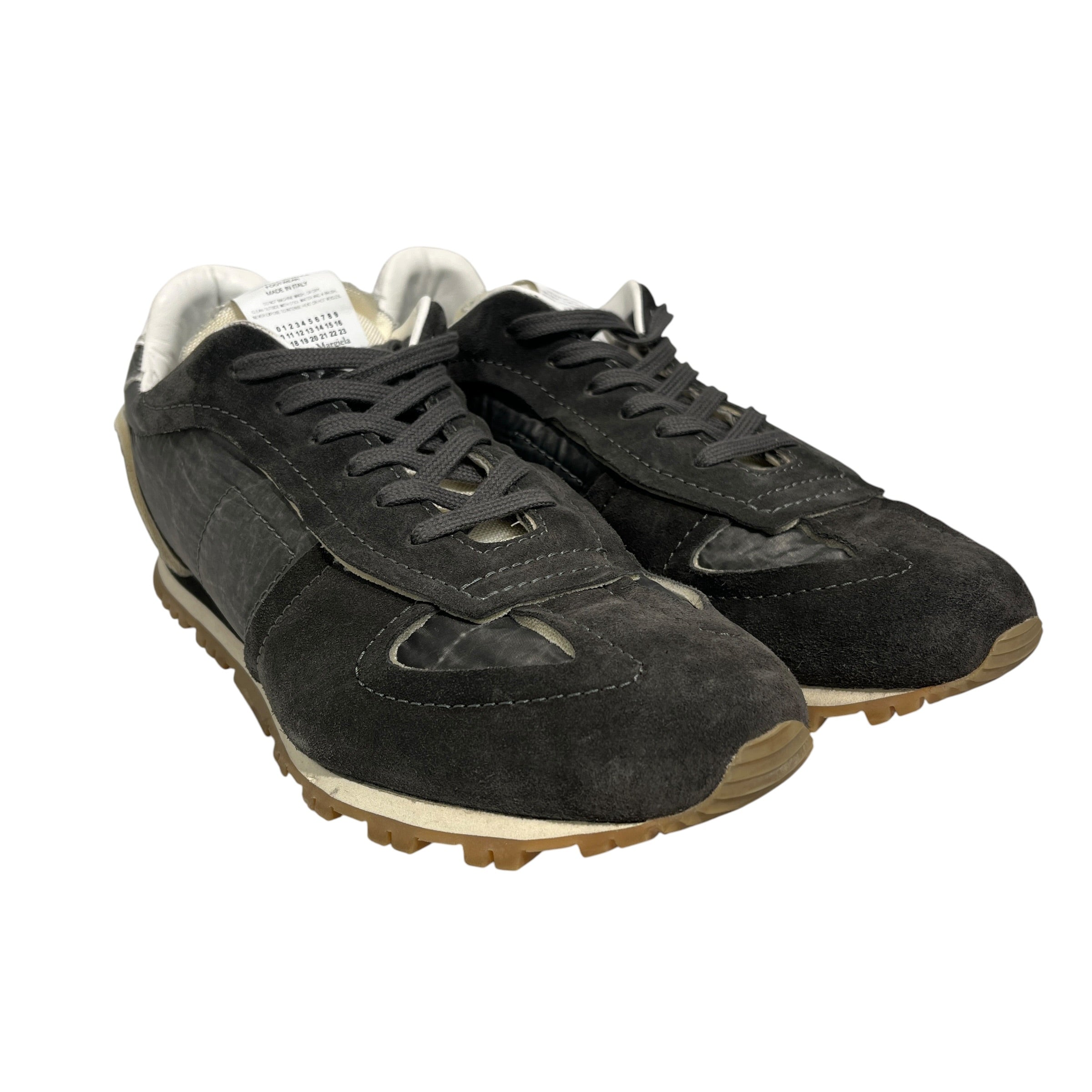Maison Margiela/Low-Sneakers/EU 44.5/Nylon/GRY/Runner Shoes view 1