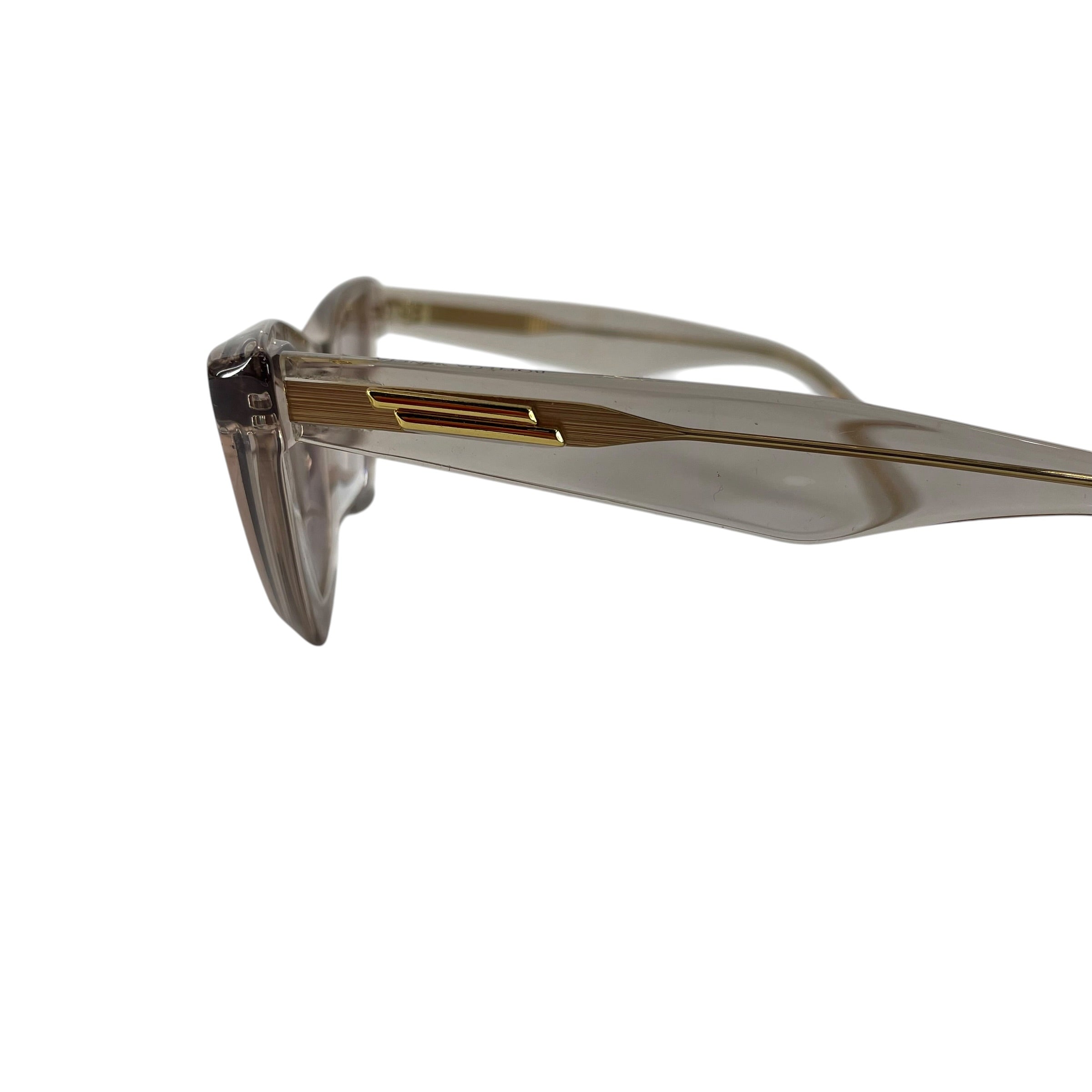 BOTTEGA VENETA/Sunglasses/Plastic/PNK/CLEAR CAT EYE view 3
