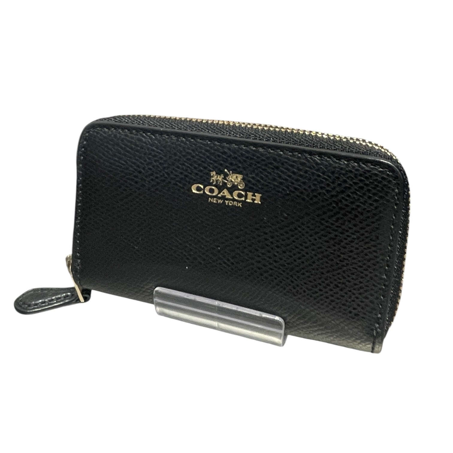 COACH/Coin Wallet/Leather/BLK/L's/ view 1