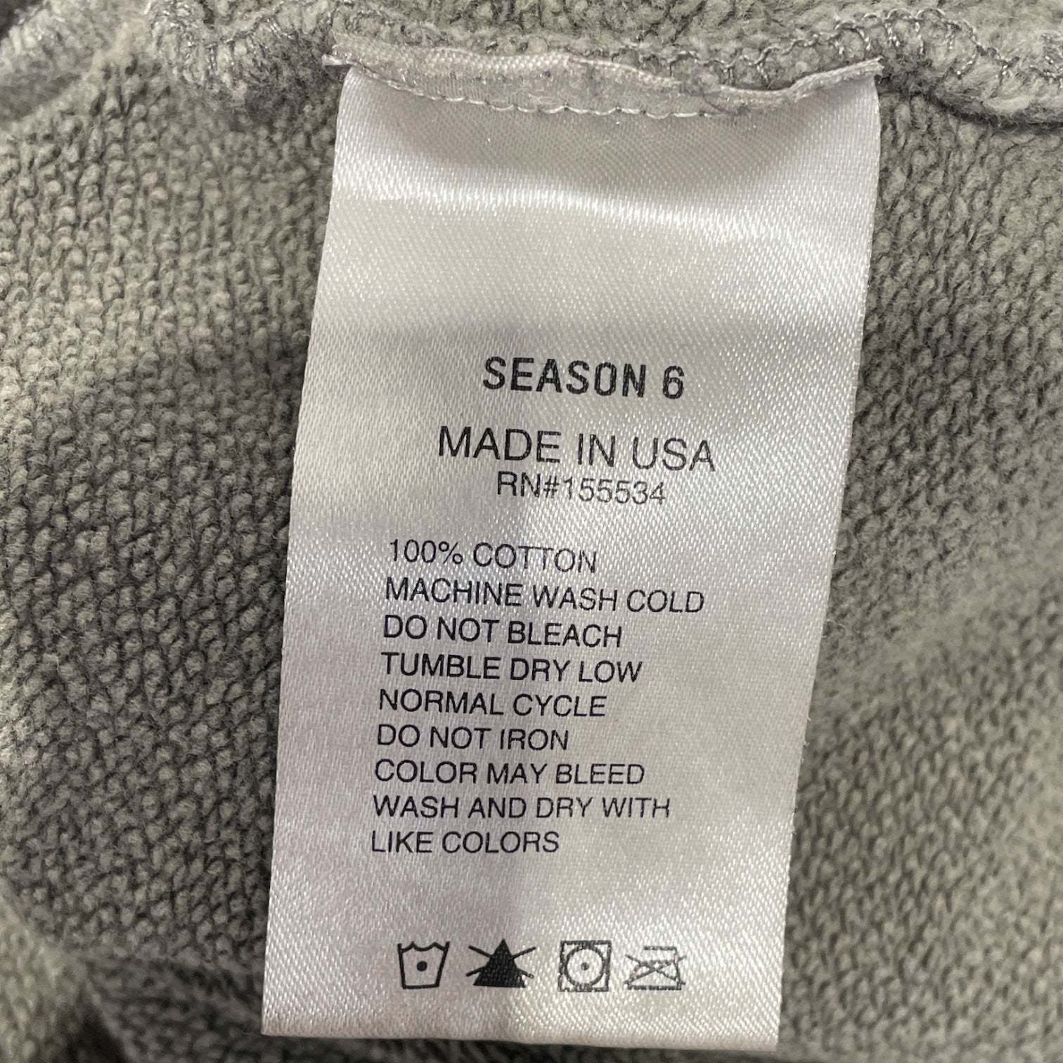YEEZY/Zip Up Hoodie/Cotton/KHK/ view 4