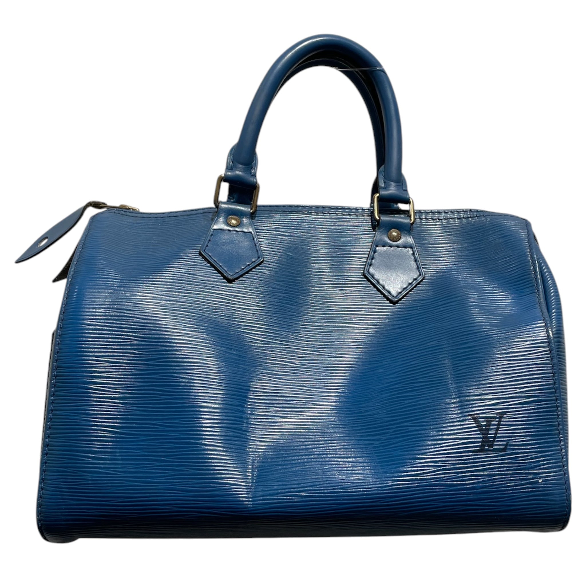 LOUIS VUITTON/Boston Bag/Leather/BLU/Speedy Epi Leather Blue view 1