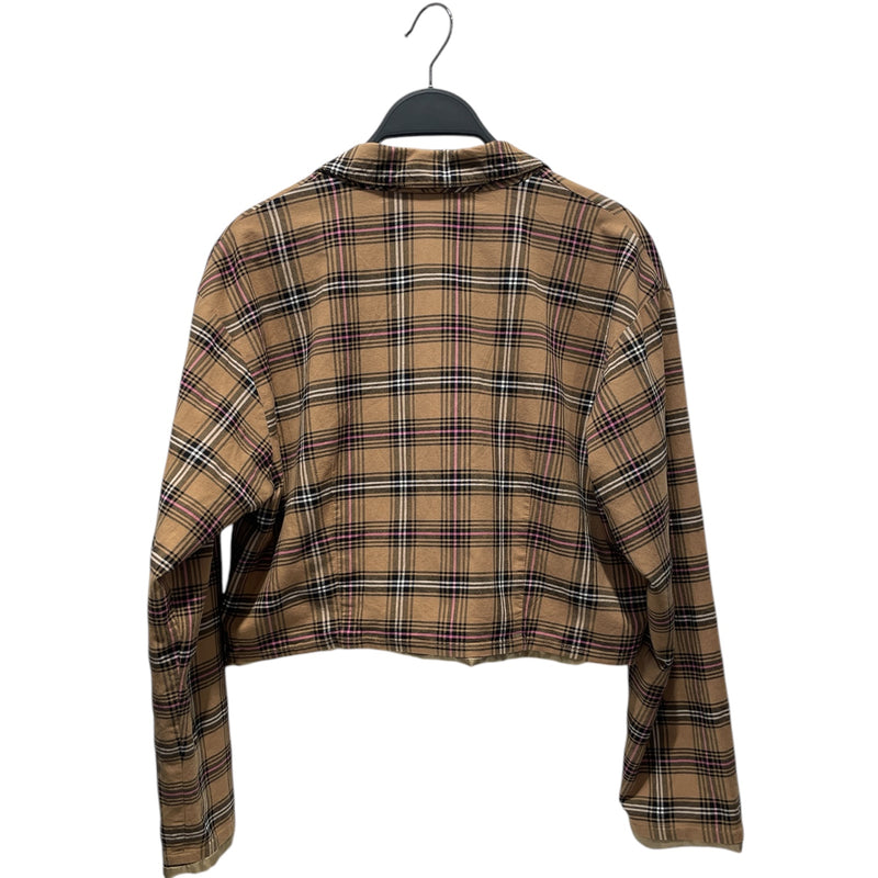 X-girl/Jacket[PO]/2/BRW/Rayon/Plaid