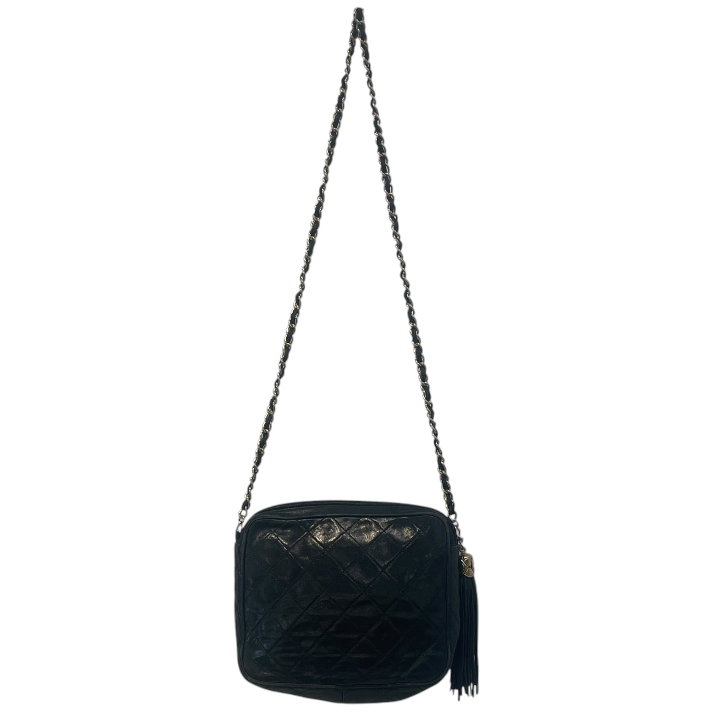 CHANEL/Cross Body Bag/Black/ view 2