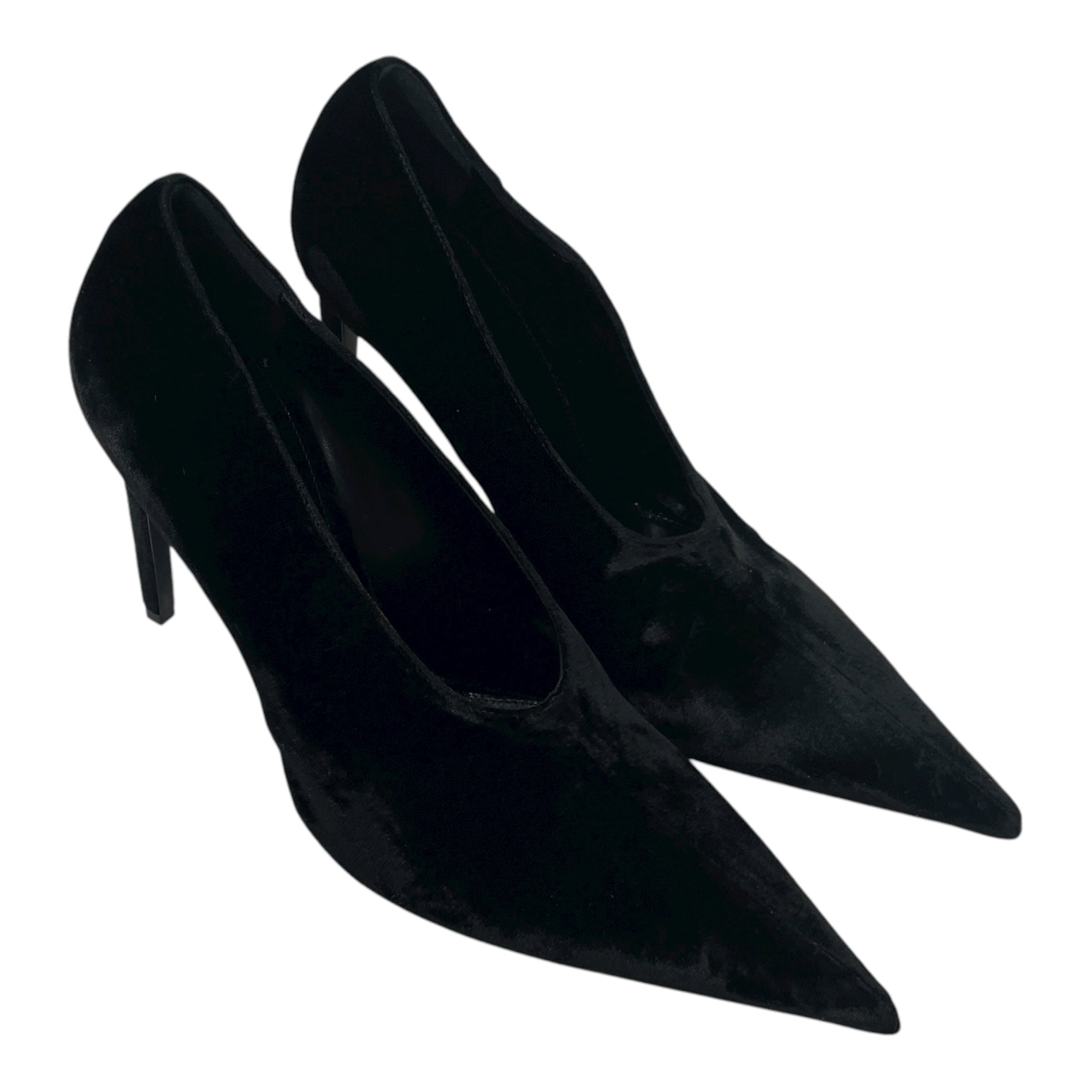 RETROFETE/Heels/EU 41/Leather/BLK/V-Tip/VELVET view 1
