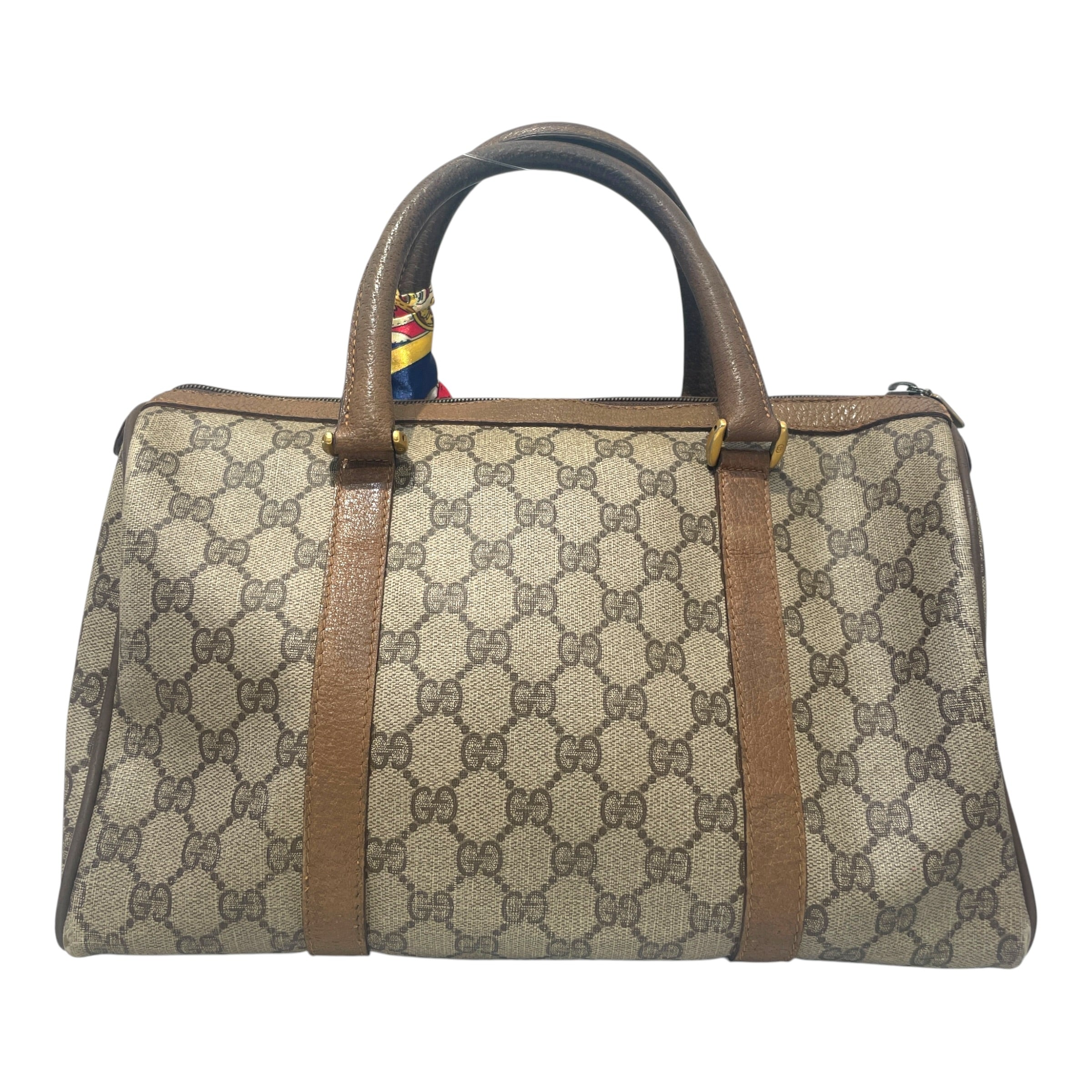GUCCI/Luggage/Monogram/Leather/BRW/Ophidia Boston Bag view 4