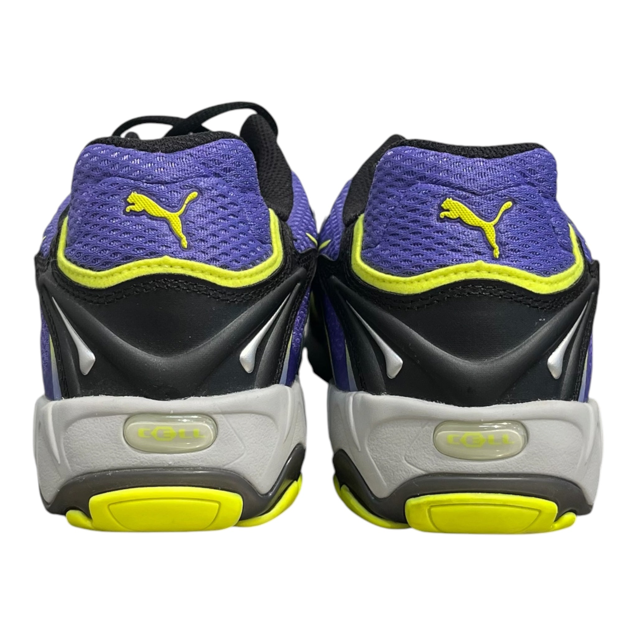 PUMA/Low-Sneakers/US 9/Nylon/PPL/HIGHLIGTER YELL ACCENTS view 3