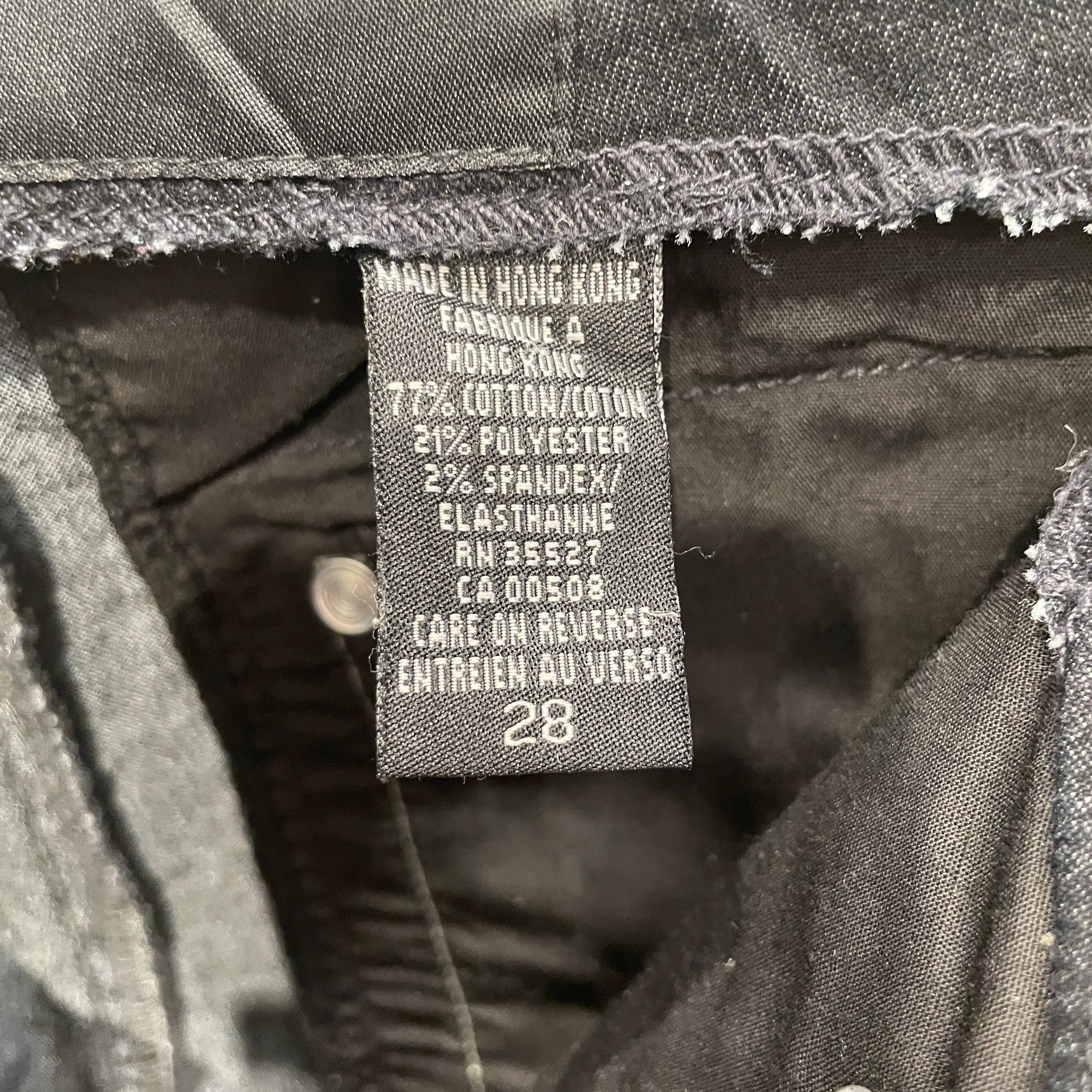 MARITHE FRANCOIS GIRBAUD/Bootcut Pants/28/Cotton/NVY/ view 4